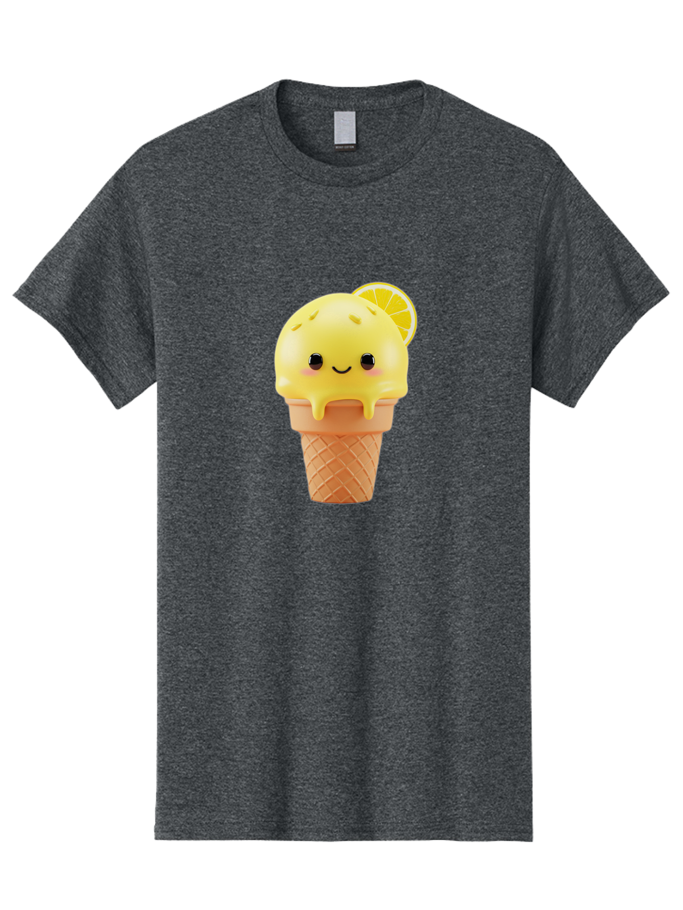 Lemon-Ice-Cream-Cone Men'S Graphic Tee, 100% Cotton, Comfortable Casual Summer Wear, Machine Washable, Vintage Camera, Old Camera, Antique Camera, Black Camera, Classic Photography, Photography Equipment, Nostalgic Device, Film Camera, Baj564