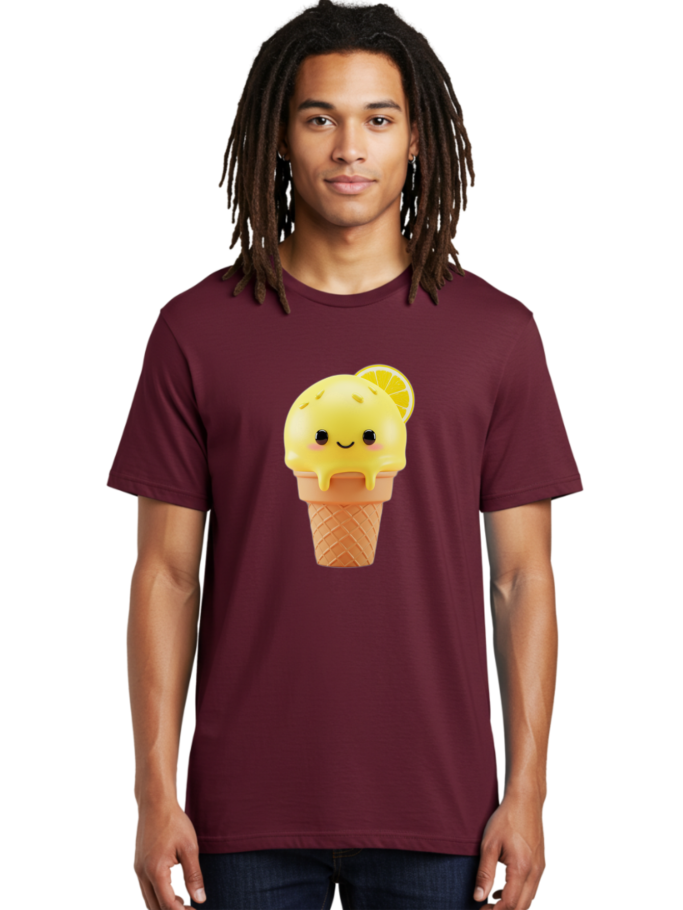 Lemon-Ice-Cream-Cone Men'S Graphic Tee, 100% Cotton, Comfortable Casual Summer Wear, Machine Washable, Vintage Camera, Old Camera, Antique Camera, Black Camera, Classic Photography, Photography Equipment, Nostalgic Device, Film Camera, Baj564