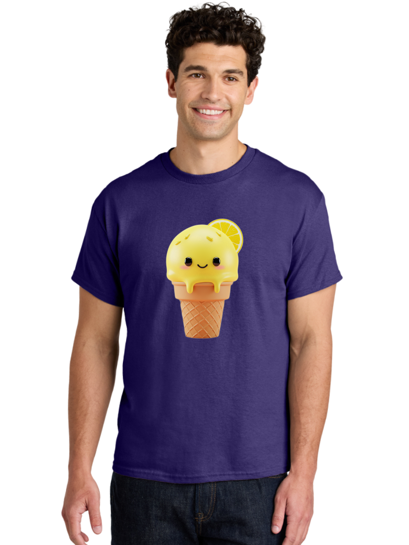 Lemon-Ice-Cream-Cone Men'S Graphic Tee, 100% Cotton, Comfortable Casual Summer Wear, Machine Washable, Vintage Camera, Old Camera, Antique Camera, Black Camera, Classic Photography, Photography Equipment, Nostalgic Device, Film Camera, Baj564