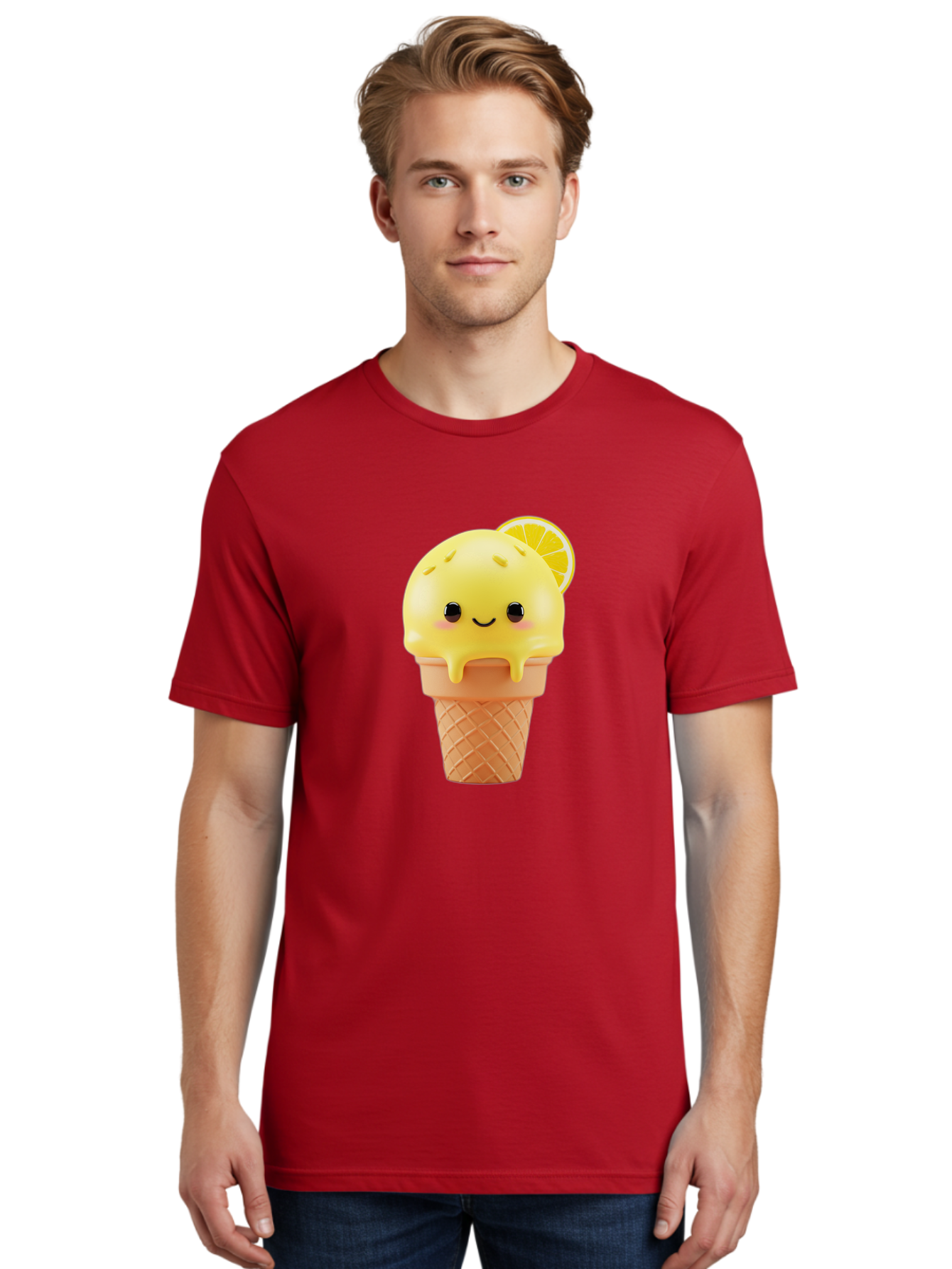 Lemon-Ice-Cream-Cone Men'S Graphic Tee, 100% Cotton, Comfortable Casual Summer Wear, Machine Washable, Vintage Camera, Old Camera, Antique Camera, Black Camera, Classic Photography, Photography Equipment, Nostalgic Device, Film Camera, Baj564