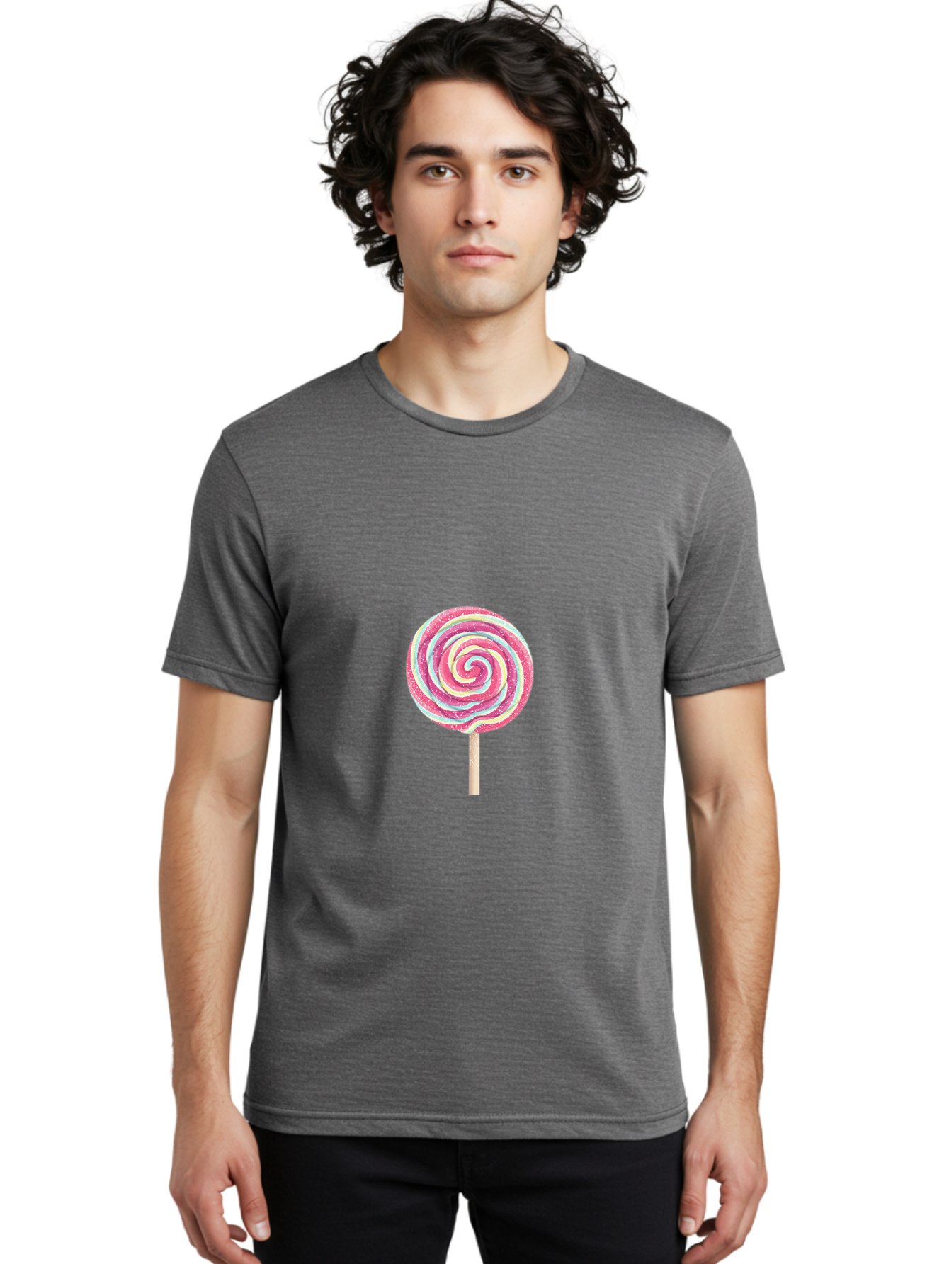 Lollipop Men'S Graphic Tee, 100% Cotton, Comfortable Casual Summer Wear, Machine Washable, Vintage Camera, Old Camera, Antique Camera, Black Camera, Classic Photography, Photography Equipment, Nostalgic Device, Film Camera, Camera Art Baj565