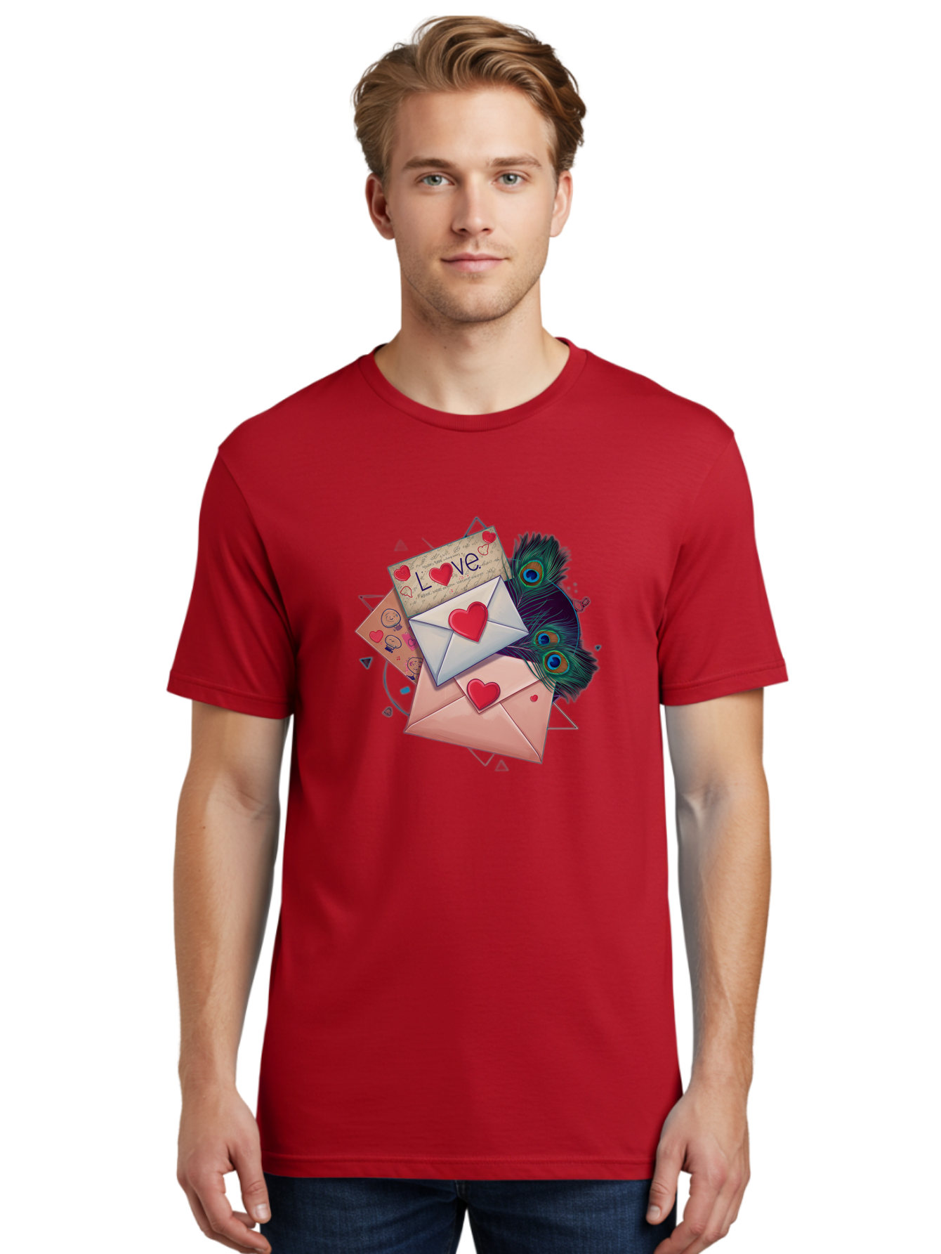 Love-Letters-1 Men'S Graphic Tee, 100% Cotton, Comfortable Casual Summer Wear, Machine Washable, Vintage Camera, Old Camera, Antique Camera, Black Camera, Classic Photography, Photography Equipment, Nostalgic Device, Film Camera, Camera Art Baj568