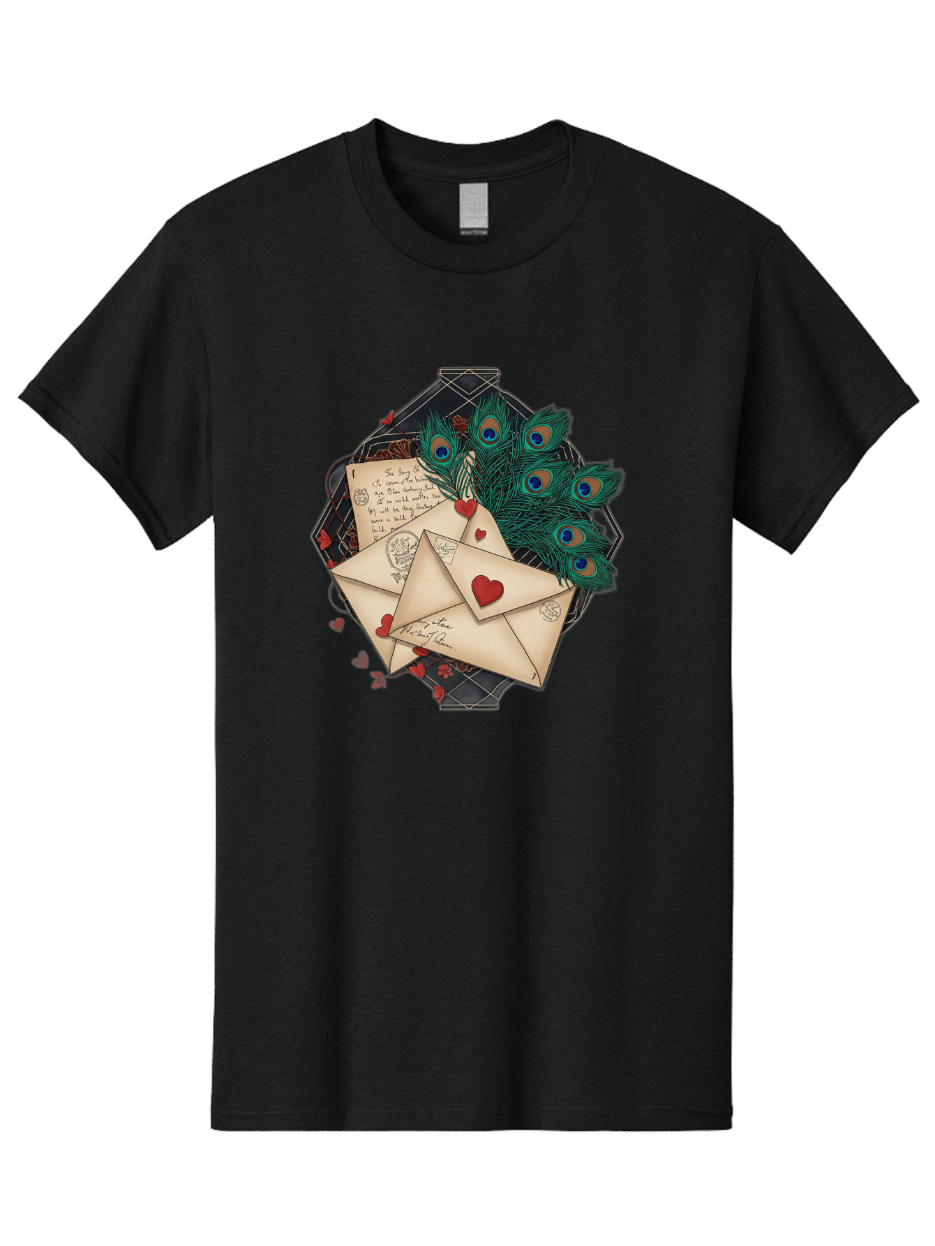 Love-Letters-2 Men'S Graphic Tee, 100% Cotton, Comfortable Casual Summer Wear, Machine Washable, Vintage Camera, Old Camera, Antique Camera, Black Camera, Classic Photography, Photography Equipment, Nostalgic Device, Film Camera, Camera Art Baj569
