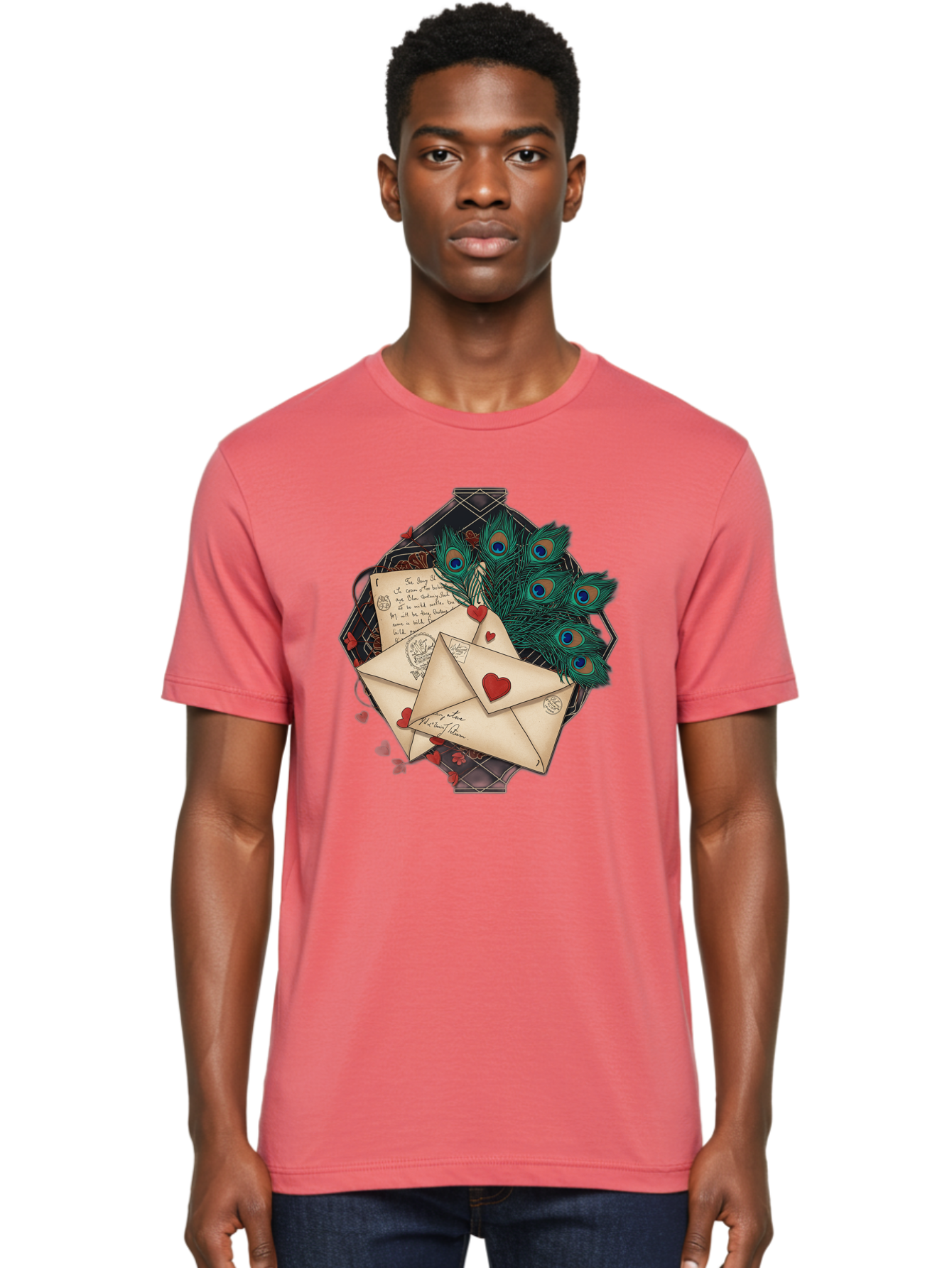 Love-Letters-2 Men'S Graphic Tee, 100% Cotton, Comfortable Casual Summer Wear, Machine Washable, Vintage Camera, Old Camera, Antique Camera, Black Camera, Classic Photography, Photography Equipment, Nostalgic Device, Film Camera, Camera Art Baj569
