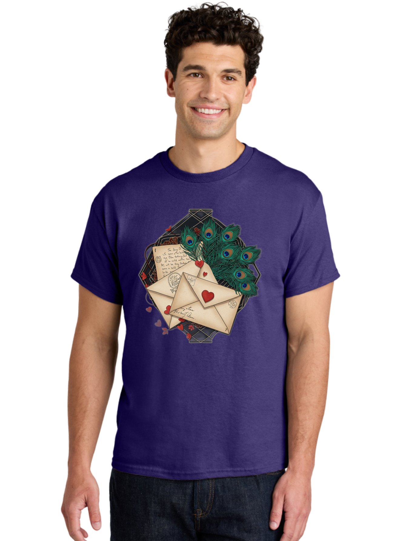 Love-Letters-2 Men'S Graphic Tee, 100% Cotton, Comfortable Casual Summer Wear, Machine Washable, Vintage Camera, Old Camera, Antique Camera, Black Camera, Classic Photography, Photography Equipment, Nostalgic Device, Film Camera, Camera Art Baj569