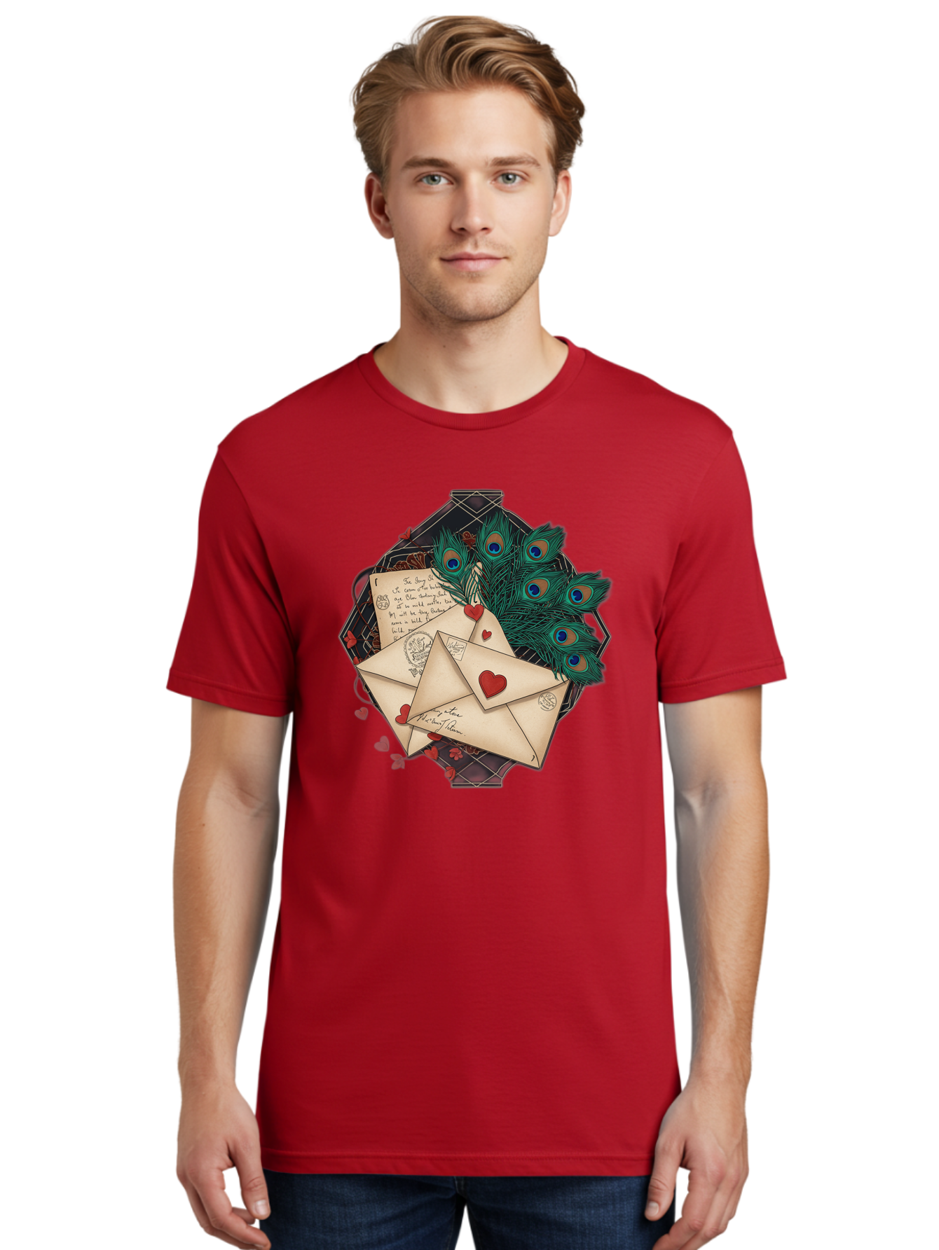 Love-Letters-2 Men'S Graphic Tee, 100% Cotton, Comfortable Casual Summer Wear, Machine Washable, Vintage Camera, Old Camera, Antique Camera, Black Camera, Classic Photography, Photography Equipment, Nostalgic Device, Film Camera, Camera Art Baj569