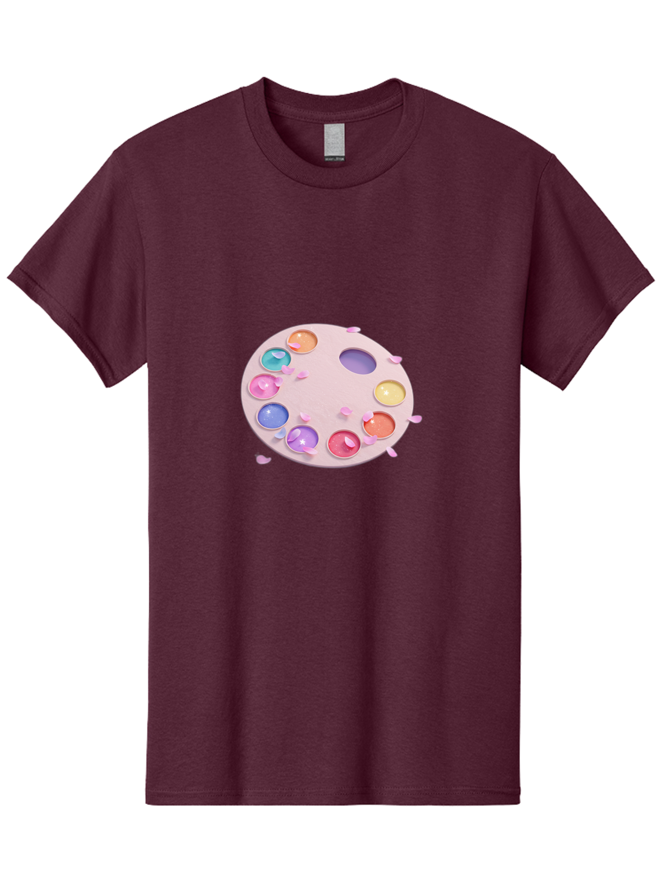 Makeup-Palette Men'S Graphic Tee, 100% Cotton, Comfortable Casual Summer Wear, Machine Washable, Vintage Camera, Old Camera, Antique Camera, Black Camera, Classic Photography, Photography Equipment, Nostalgic Device, Film Camera, Camera Art Baj572