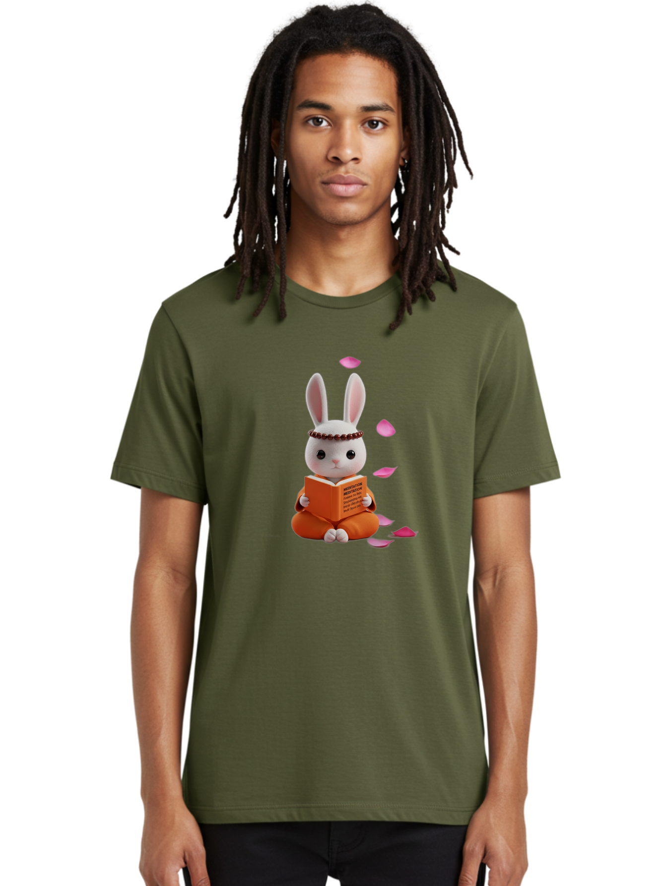 Meditation-Rabbit Men'S Graphic Tee, 100% Cotton, Comfortable Casual Summer Wear, Machine Washable, Vintage Camera, Old Camera, Antique Camera, Black Camera, Classic Photography, Photography Equipment, Nostalgic Device, Film Camera, Camera Art Baj573