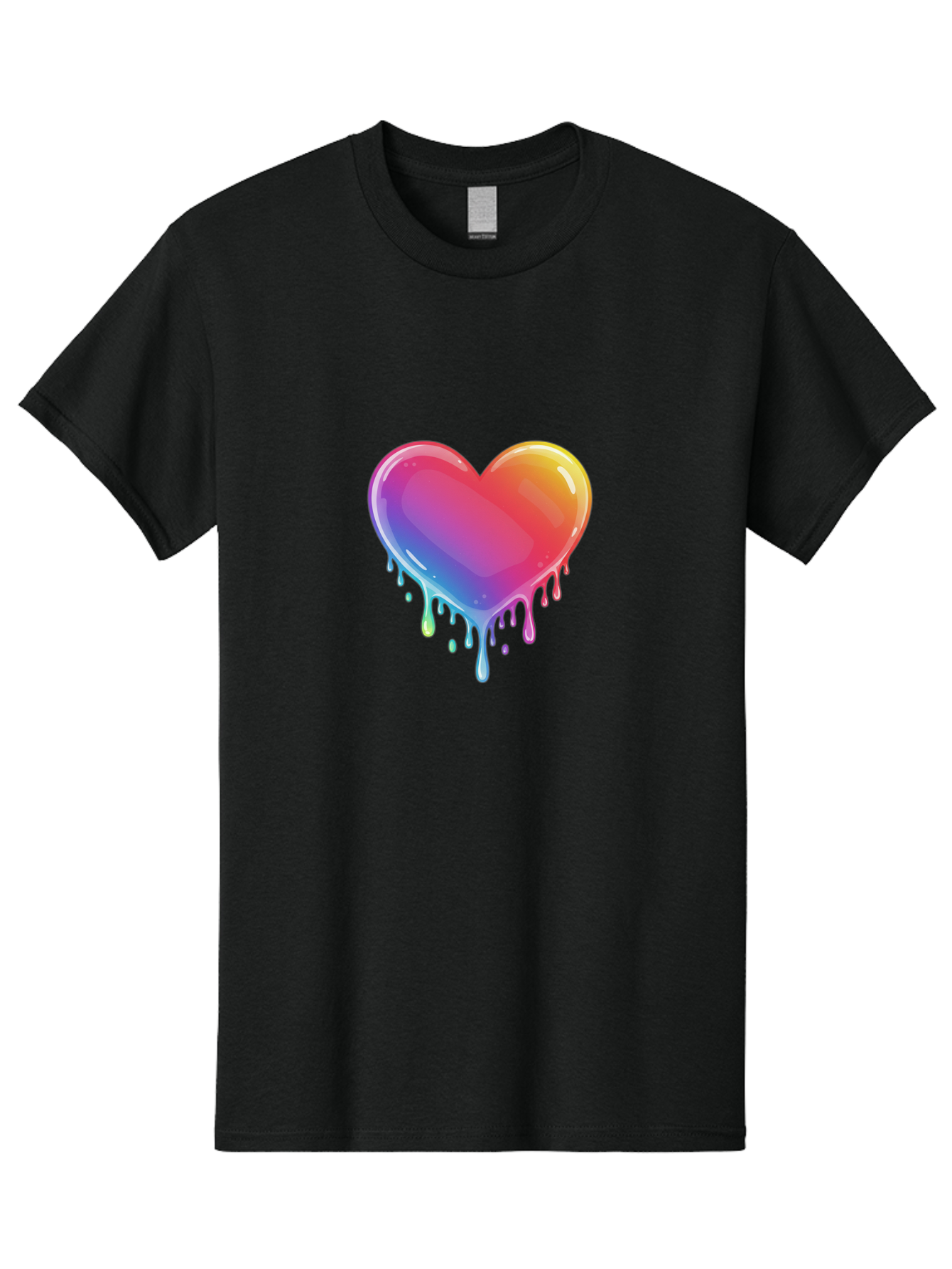 Melting-Heart-1 Men'S Graphic Tee, 100% Cotton, Comfortable Casual Summer Wear, Machine Washable, Vintage Camera, Old Camera, Antique Camera, Black Camera, Classic Photography, Photography Equipment, Nostalgic Device, Film Camera, Camera Art Baj574