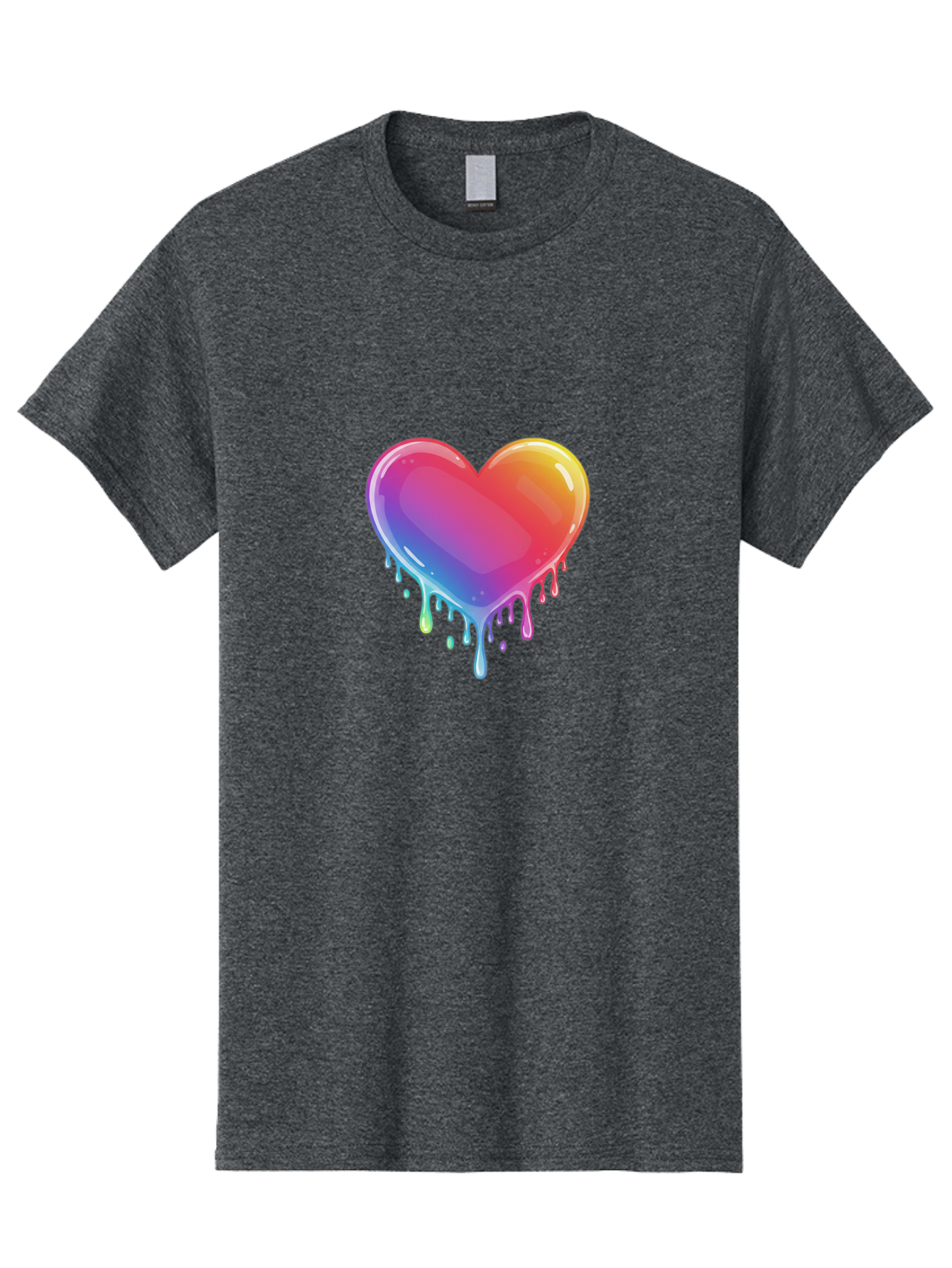 Melting-Heart-1 Men'S Graphic Tee, 100% Cotton, Comfortable Casual Summer Wear, Machine Washable, Vintage Camera, Old Camera, Antique Camera, Black Camera, Classic Photography, Photography Equipment, Nostalgic Device, Film Camera, Camera Art Baj574
