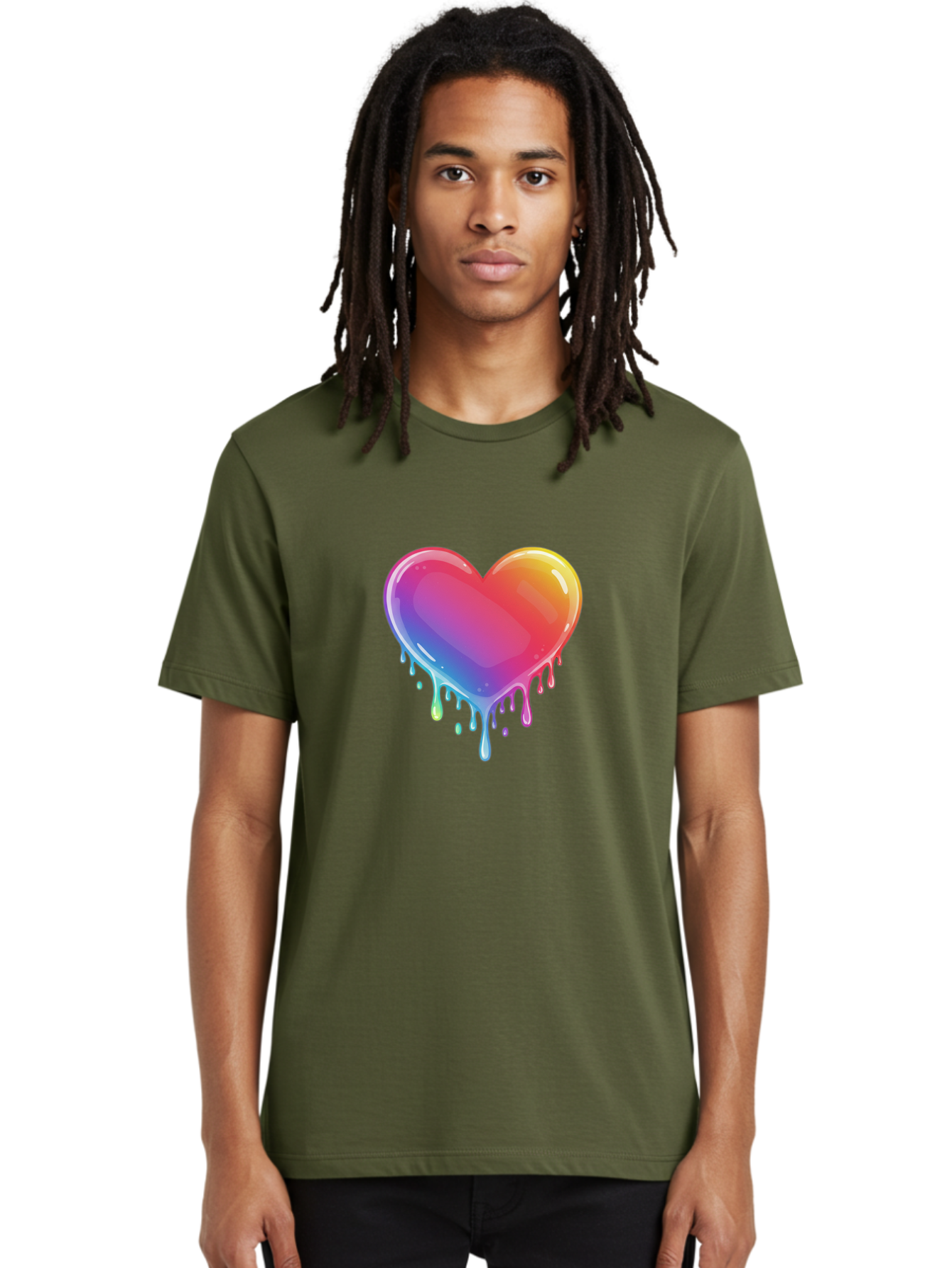 Melting-Heart-1 Men'S Graphic Tee, 100% Cotton, Comfortable Casual Summer Wear, Machine Washable, Vintage Camera, Old Camera, Antique Camera, Black Camera, Classic Photography, Photography Equipment, Nostalgic Device, Film Camera, Camera Art Baj574