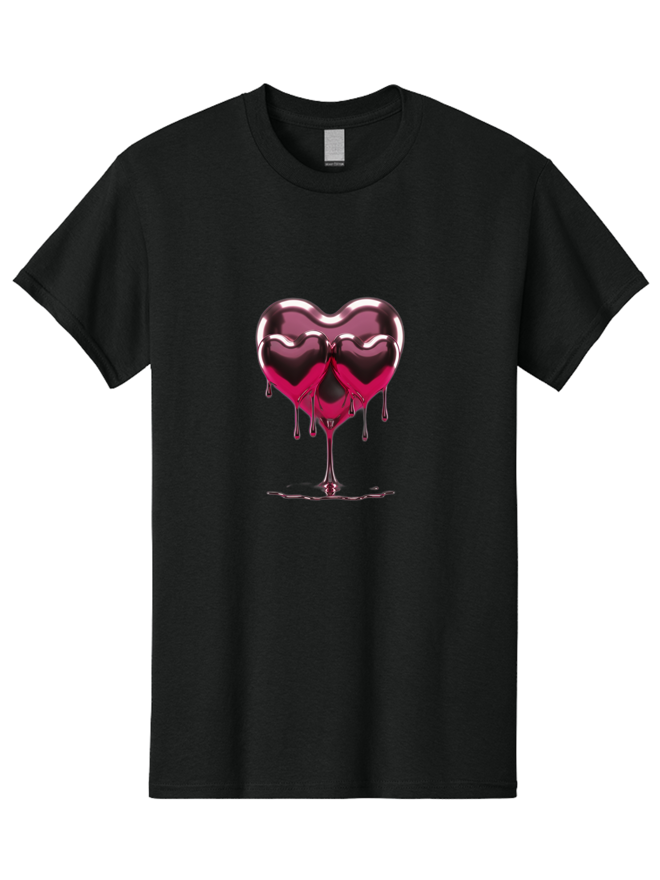 Melting-Heart-10 Men'S Graphic Tee, 100% Cotton, Comfortable Casual Summer Wear, Machine Washable, Vintage Camera, Old Camera, Antique Camera, Black Camera, Classic Photography, Photography Equipment, Nostalgic Device, Film Camera, Camera Art Baj575