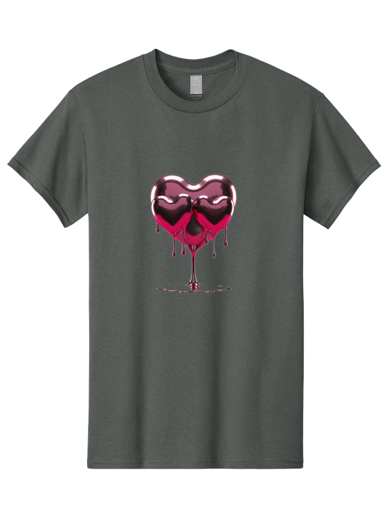 Melting-Heart-10 Men'S Graphic Tee, 100% Cotton, Comfortable Casual Summer Wear, Machine Washable, Vintage Camera, Old Camera, Antique Camera, Black Camera, Classic Photography, Photography Equipment, Nostalgic Device, Film Camera, Camera Art Baj575