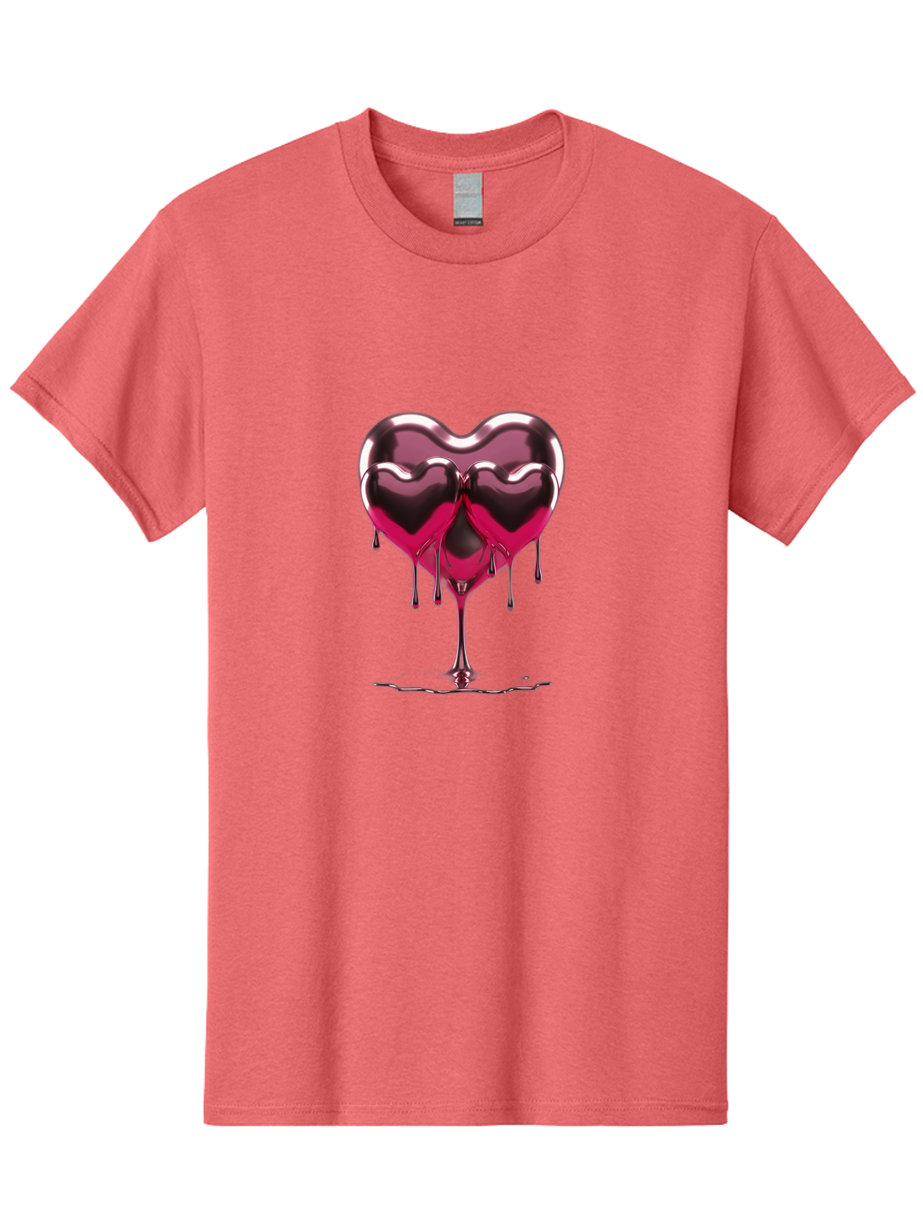 Melting-Heart-10 Men'S Graphic Tee, 100% Cotton, Comfortable Casual Summer Wear, Machine Washable, Vintage Camera, Old Camera, Antique Camera, Black Camera, Classic Photography, Photography Equipment, Nostalgic Device, Film Camera, Camera Art Baj575