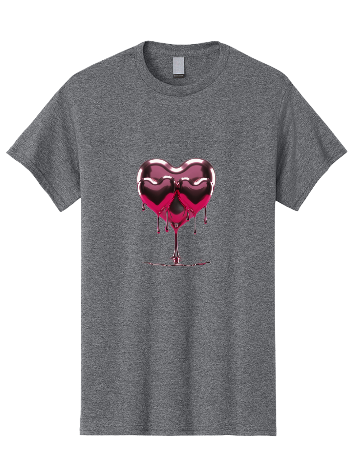 Melting-Heart-10 Men'S Graphic Tee, 100% Cotton, Comfortable Casual Summer Wear, Machine Washable, Vintage Camera, Old Camera, Antique Camera, Black Camera, Classic Photography, Photography Equipment, Nostalgic Device, Film Camera, Camera Art Baj575