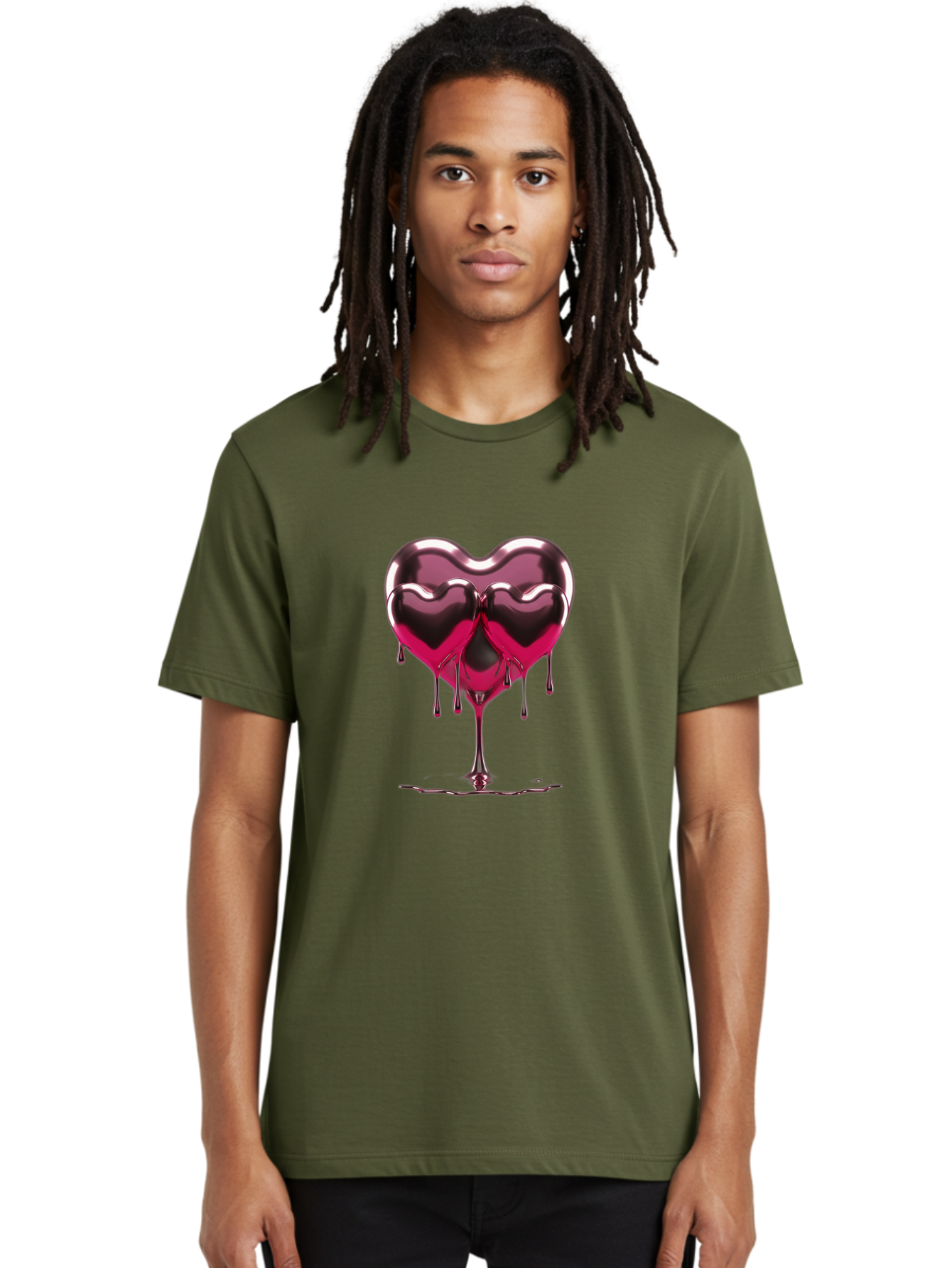 Melting-Heart-10 Men'S Graphic Tee, 100% Cotton, Comfortable Casual Summer Wear, Machine Washable, Vintage Camera, Old Camera, Antique Camera, Black Camera, Classic Photography, Photography Equipment, Nostalgic Device, Film Camera, Camera Art Baj575