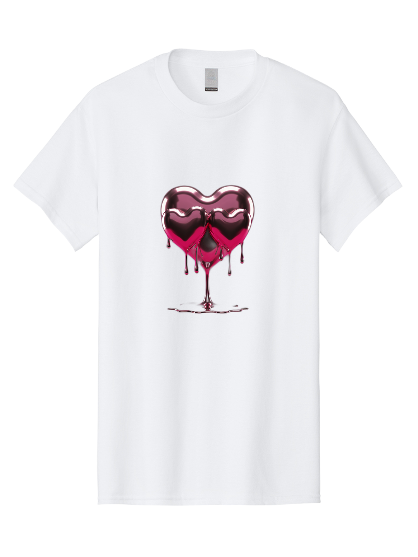 Melting-Heart-10 Men'S Graphic Tee, 100% Cotton, Comfortable Casual Summer Wear, Machine Washable, Vintage Camera, Old Camera, Antique Camera, Black Camera, Classic Photography, Photography Equipment, Nostalgic Device, Film Camera, Camera Art Baj575