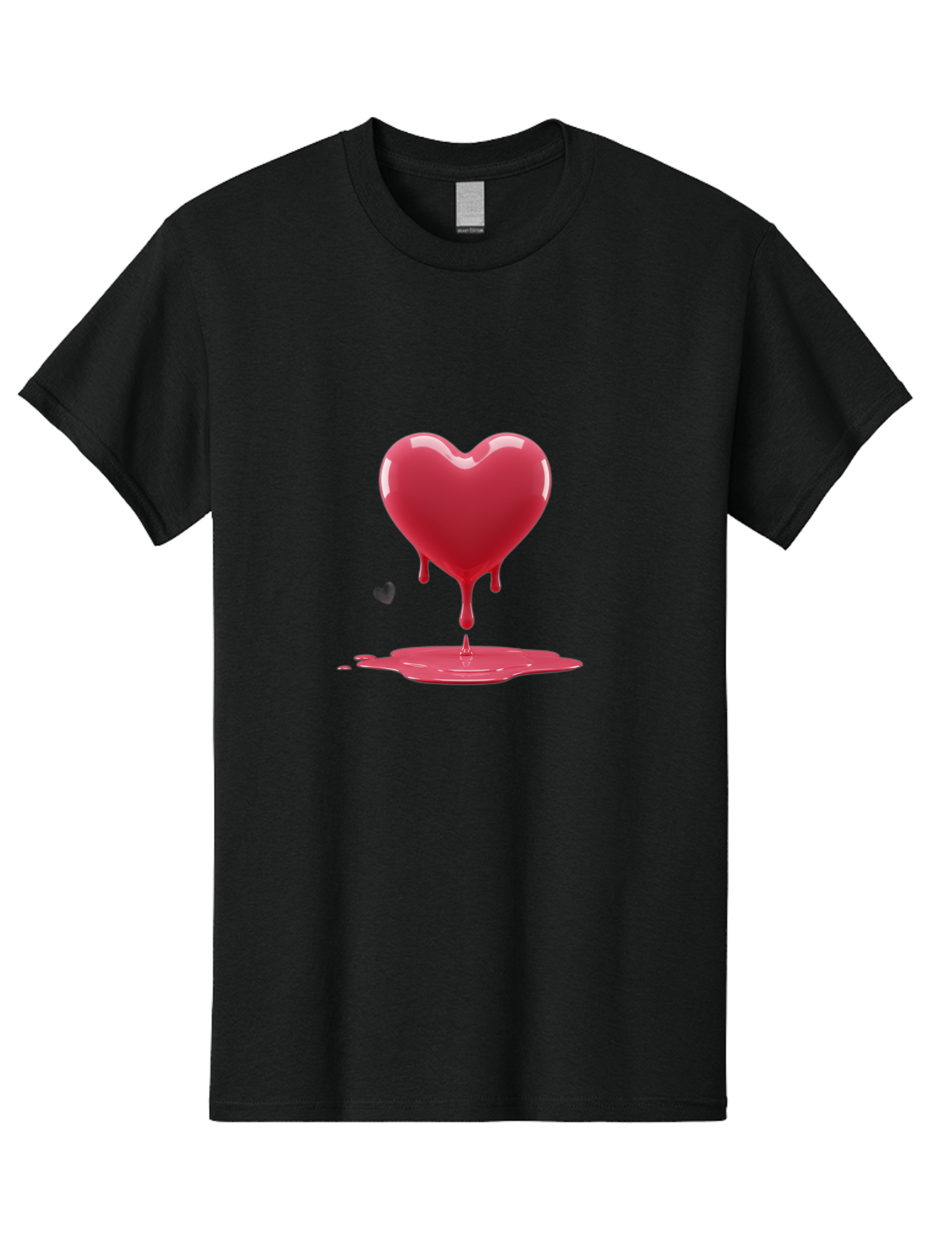 Melting-Heart-12 Men'S Graphic Tee, 100% Cotton, Comfortable Casual Summer Wear, Machine Washable, Vintage Camera, Old Camera, Antique Camera, Black Camera, Classic Photography, Photography Equipment, Nostalgic Device, Film Camera, Camera Art Baj577