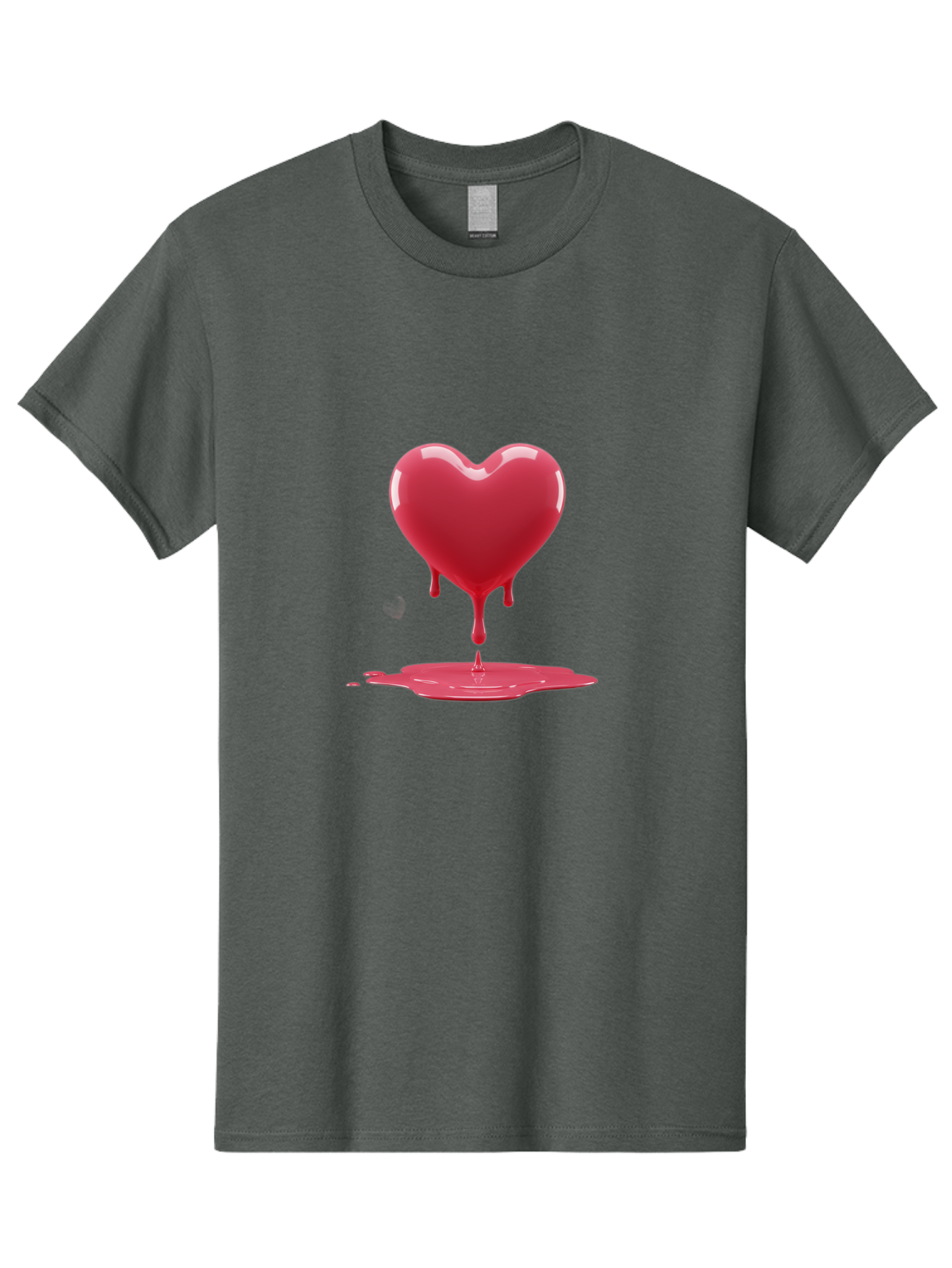 Melting-Heart-12 Men'S Graphic Tee, 100% Cotton, Comfortable Casual Summer Wear, Machine Washable, Vintage Camera, Old Camera, Antique Camera, Black Camera, Classic Photography, Photography Equipment, Nostalgic Device, Film Camera, Camera Art Baj577
