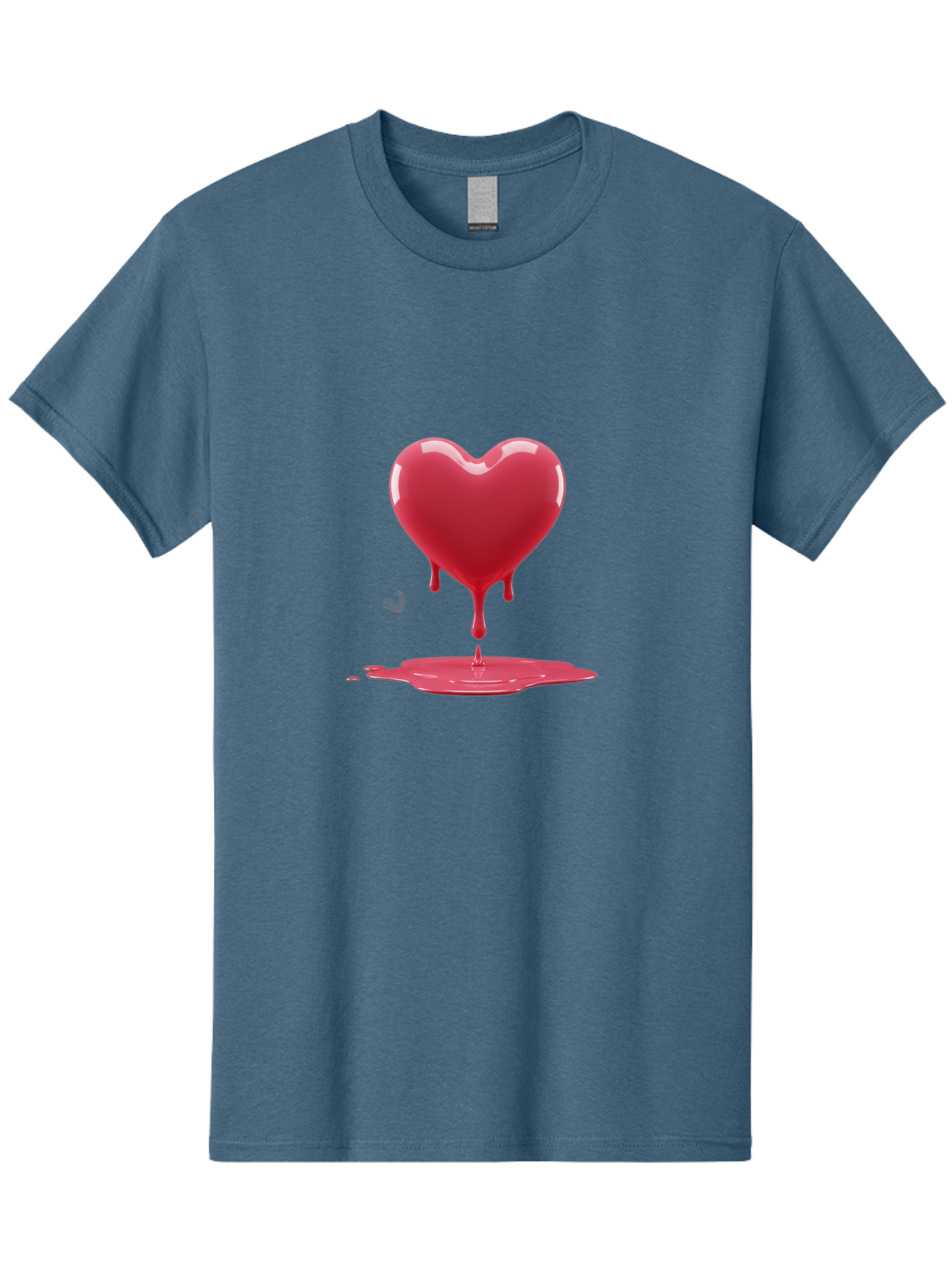 Melting-Heart-12 Men'S Graphic Tee, 100% Cotton, Comfortable Casual Summer Wear, Machine Washable, Vintage Camera, Old Camera, Antique Camera, Black Camera, Classic Photography, Photography Equipment, Nostalgic Device, Film Camera, Camera Art Baj577