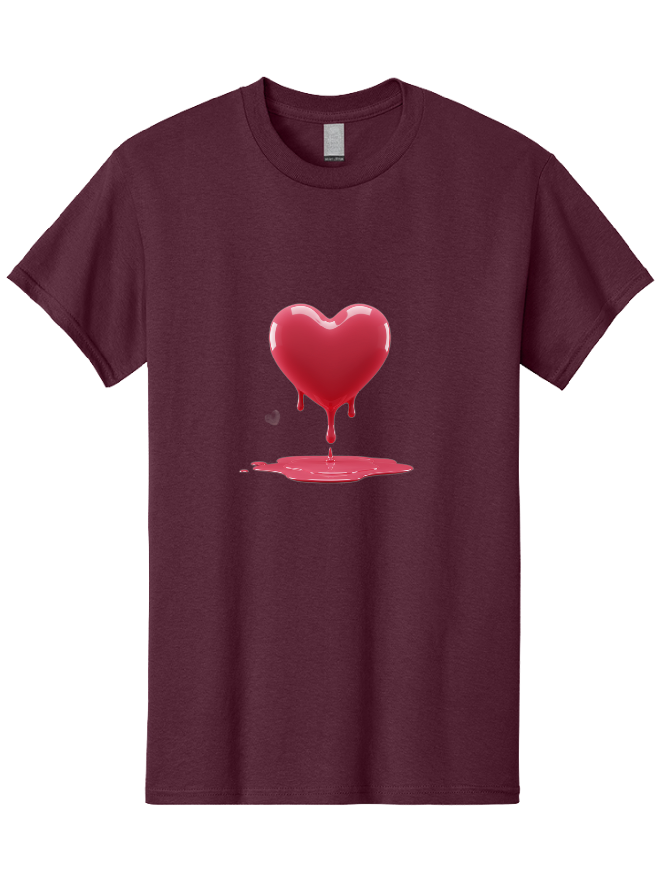 Melting-Heart-12 Men'S Graphic Tee, 100% Cotton, Comfortable Casual Summer Wear, Machine Washable, Vintage Camera, Old Camera, Antique Camera, Black Camera, Classic Photography, Photography Equipment, Nostalgic Device, Film Camera, Camera Art Baj577