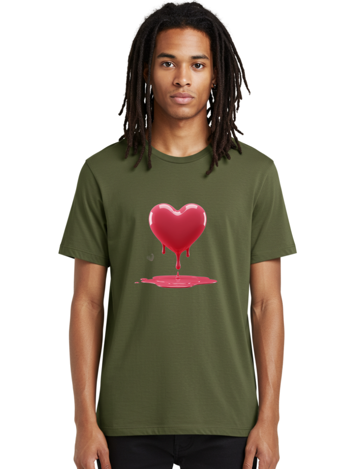 Melting-Heart-12 Men'S Graphic Tee, 100% Cotton, Comfortable Casual Summer Wear, Machine Washable, Vintage Camera, Old Camera, Antique Camera, Black Camera, Classic Photography, Photography Equipment, Nostalgic Device, Film Camera, Camera Art Baj577