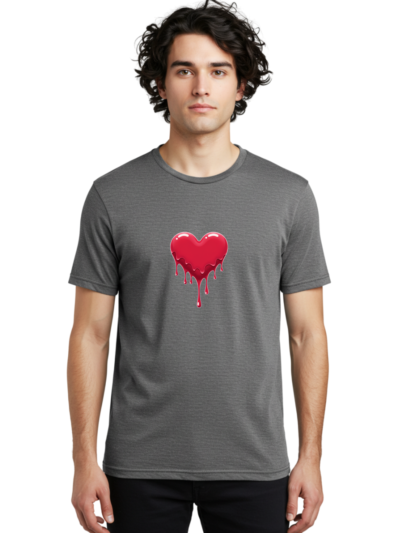 Melting-Heart-13 Men'S Graphic Tee, 100% Cotton, Comfortable Casual Summer Wear, Machine Washable, Vintage Camera, Old Camera, Antique Camera, Black Camera, Classic Photography, Photography Equipment, Nostalgic Device, Film Camera, Camera Art Baj578