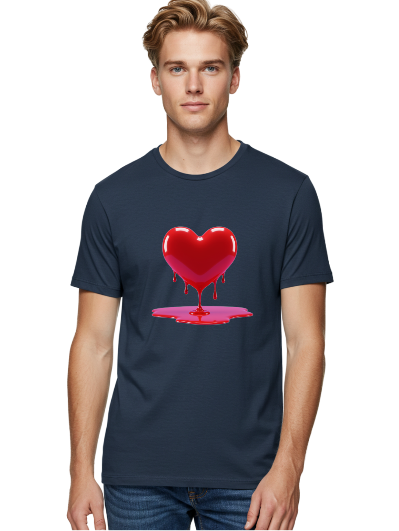 Melting-Heart-14 Men'S Graphic Tee, 100% Cotton, Comfortable Casual Summer Wear, Machine Washable, Vintage Camera, Old Camera, Antique Camera, Black Camera, Classic Photography, Photography Equipment, Nostalgic Device, Film Camera, Camera Art Baj579