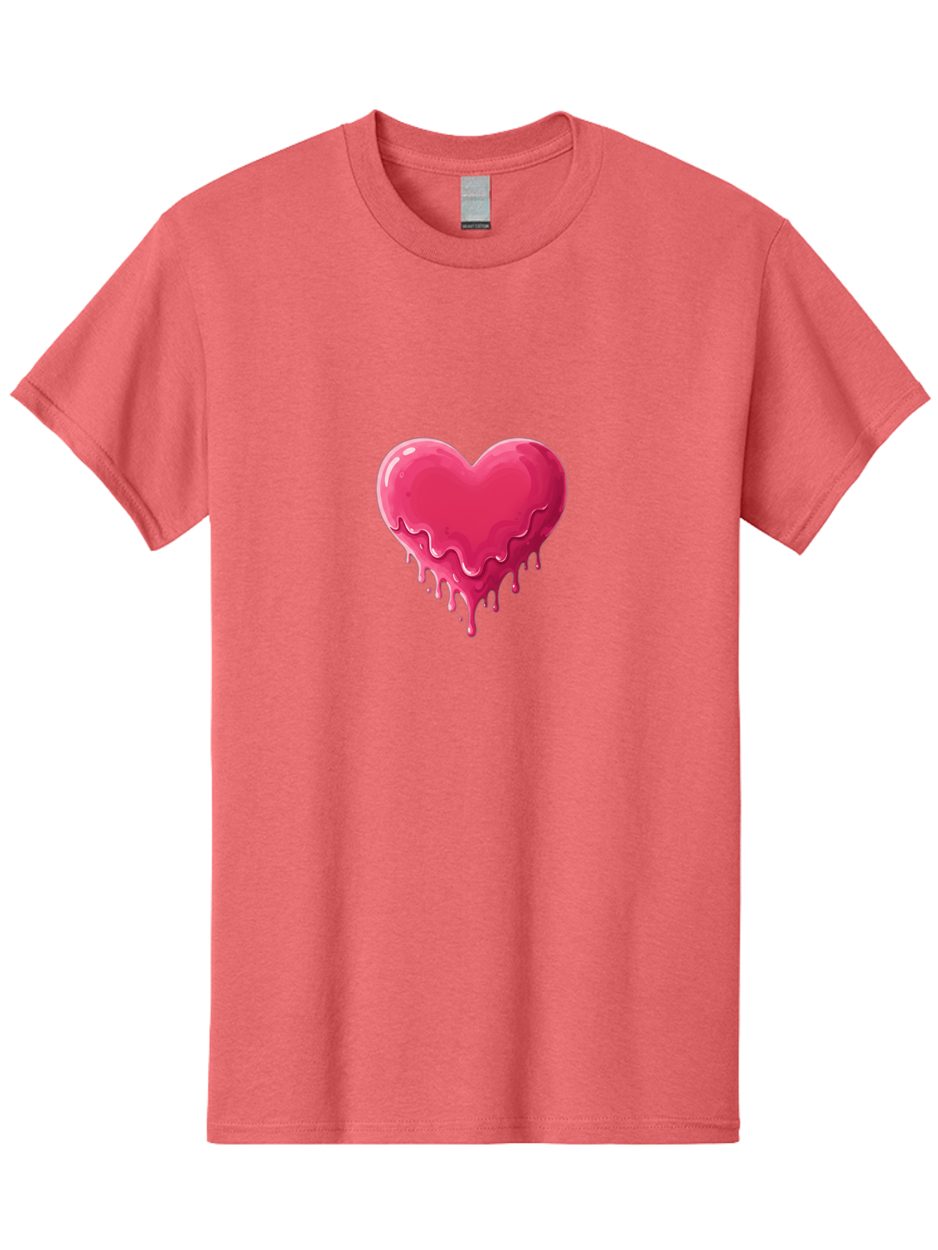 Melting-Heart-2 Men'S Graphic Tee, 100% Cotton, Comfortable Casual Summer Wear, Machine Washable, Vintage Camera, Old Camera, Antique Camera, Black Camera, Classic Photography, Photography Equipment, Nostalgic Device, Film Camera, Camera Art Baj580