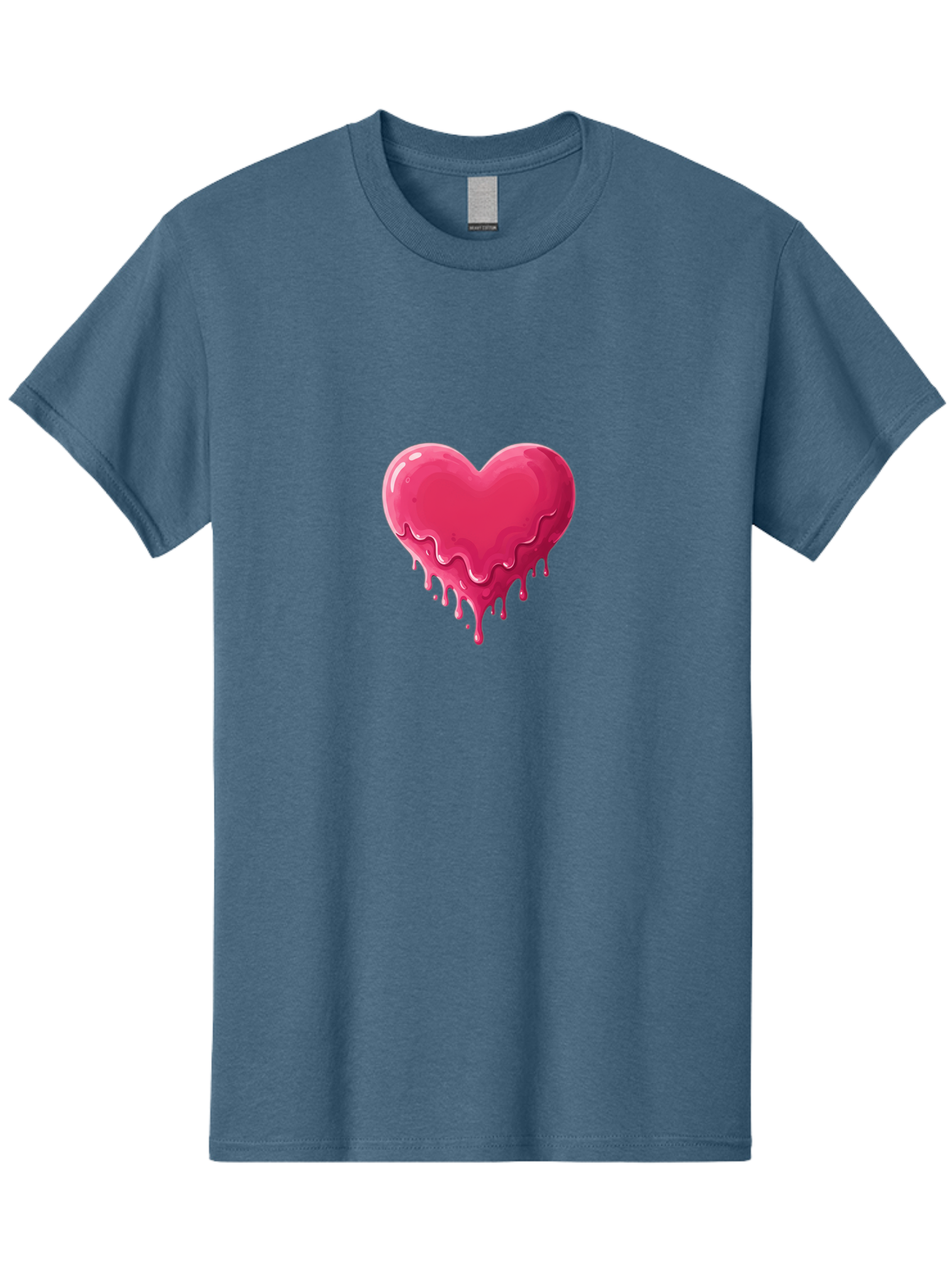 Melting-Heart-2 Men'S Graphic Tee, 100% Cotton, Comfortable Casual Summer Wear, Machine Washable, Vintage Camera, Old Camera, Antique Camera, Black Camera, Classic Photography, Photography Equipment, Nostalgic Device, Film Camera, Camera Art Baj580