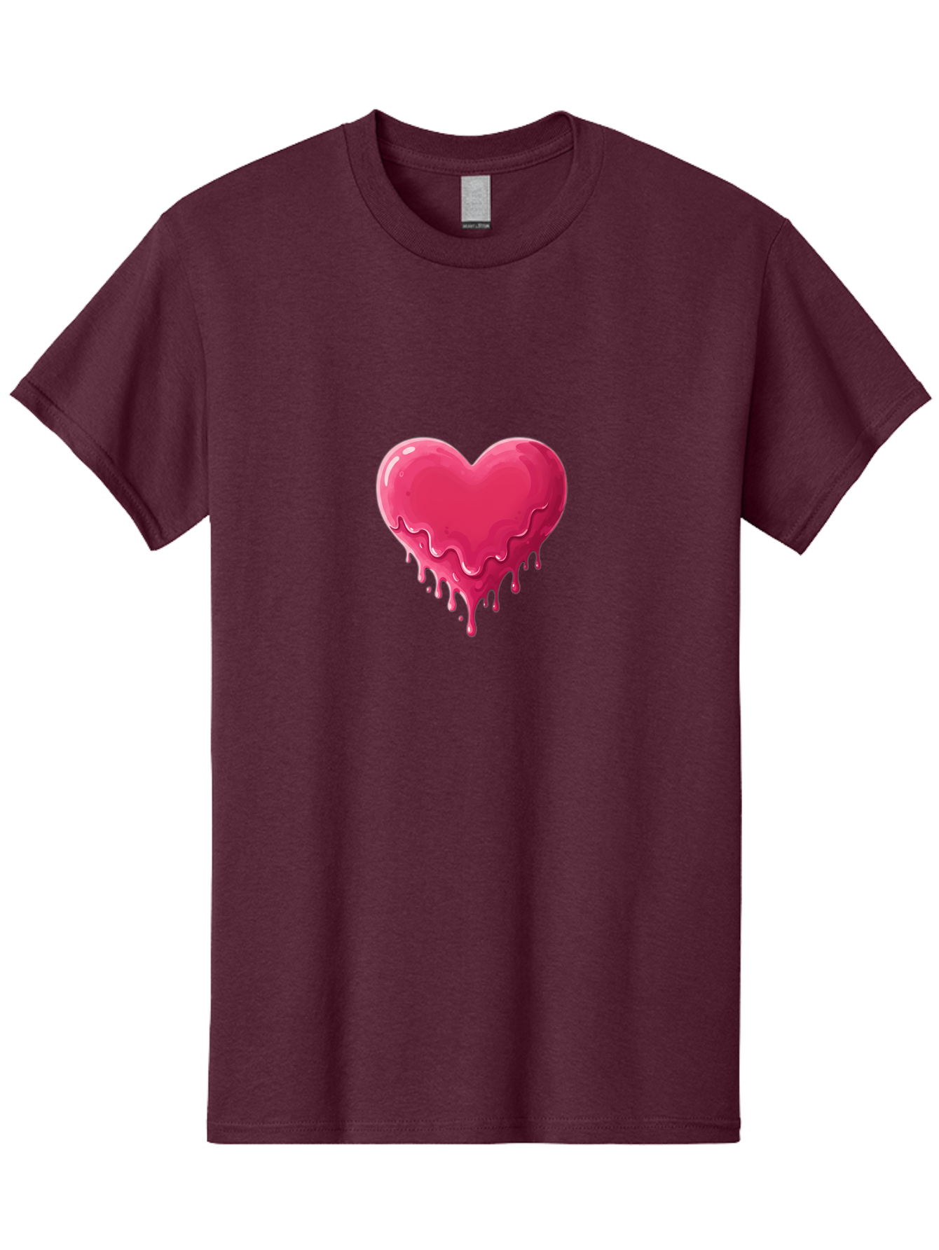 Melting-Heart-2 Men'S Graphic Tee, 100% Cotton, Comfortable Casual Summer Wear, Machine Washable, Vintage Camera, Old Camera, Antique Camera, Black Camera, Classic Photography, Photography Equipment, Nostalgic Device, Film Camera, Camera Art Baj580