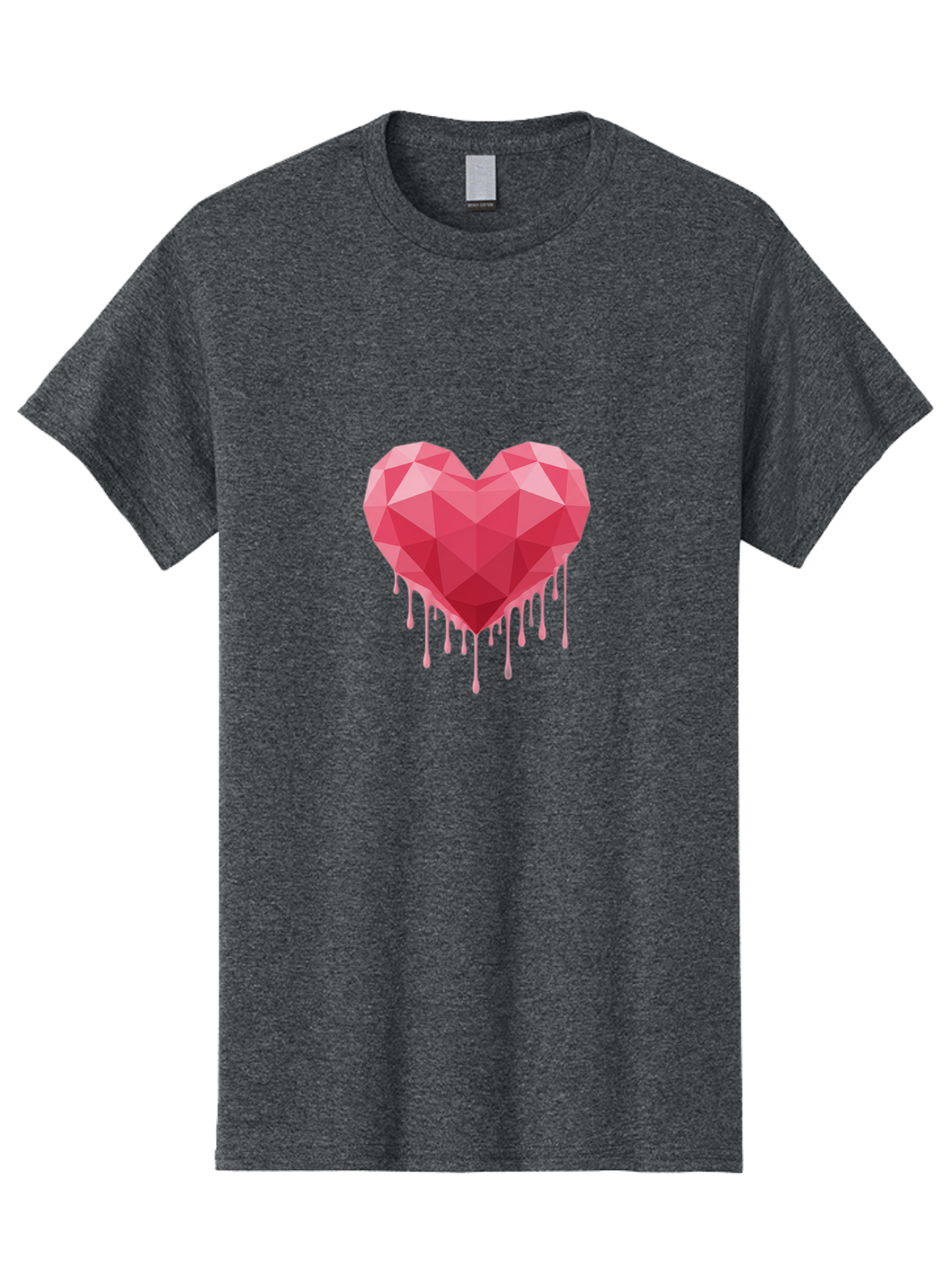 Melting-Heart-3 Men'S Graphic Tee, 100% Cotton, Comfortable Casual Summer Wear, Machine Washable, Vintage Camera, Old Camera, Antique Camera, Black Camera, Classic Photography, Photography Equipment, Nostalgic Device, Film Camera, Camera Art Baj581