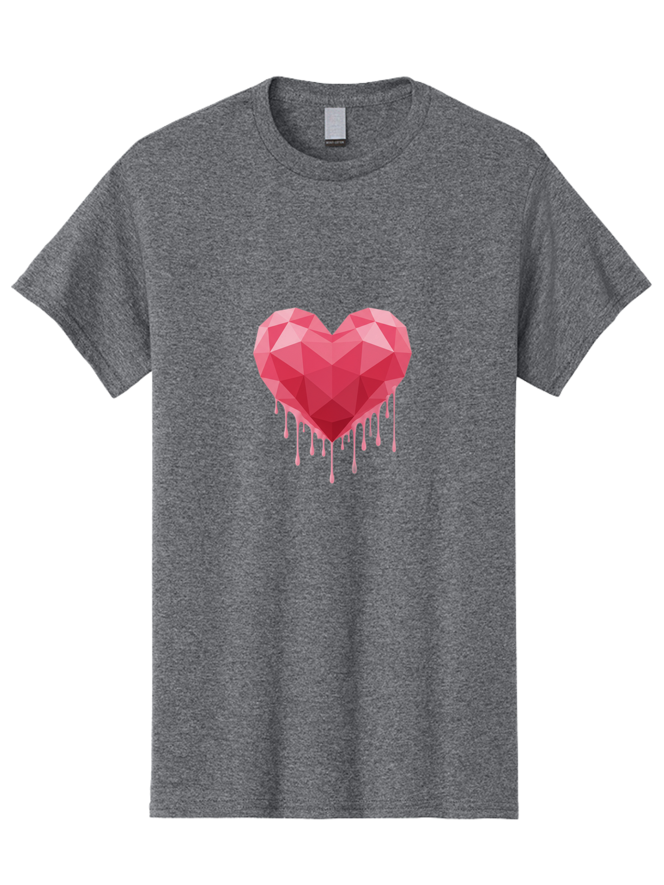 Melting-Heart-3 Men'S Graphic Tee, 100% Cotton, Comfortable Casual Summer Wear, Machine Washable, Vintage Camera, Old Camera, Antique Camera, Black Camera, Classic Photography, Photography Equipment, Nostalgic Device, Film Camera, Camera Art Baj581