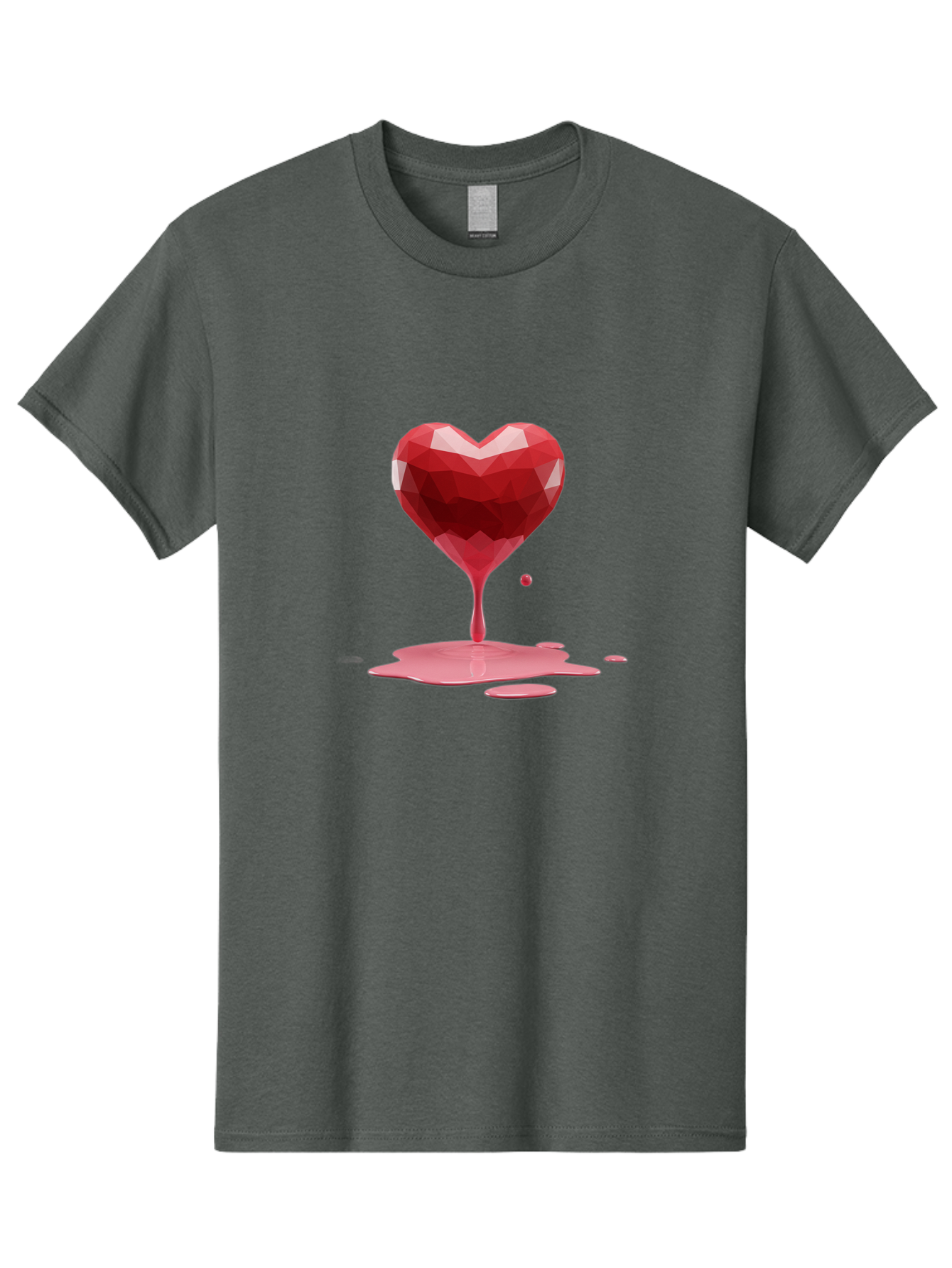 Melting-Heart-4 Men'S Graphic Tee, 100% Cotton, Comfortable Casual Summer Wear, Machine Washable, Vintage Camera, Old Camera, Antique Camera, Black Camera, Classic Photography, Photography Equipment, Nostalgic Device, Film Camera, Camera Art Baj582