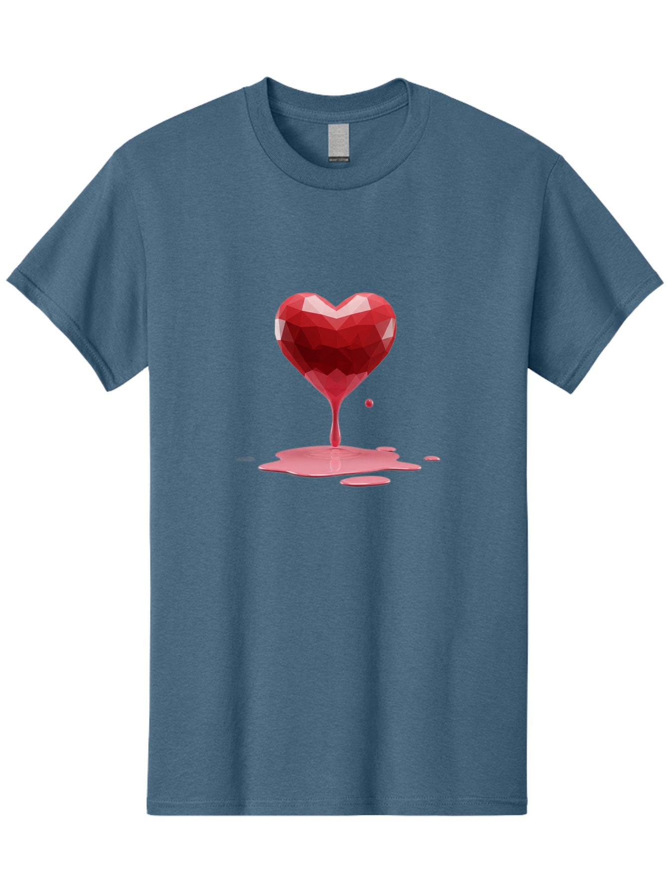 Melting-Heart-4 Men'S Graphic Tee, 100% Cotton, Comfortable Casual Summer Wear, Machine Washable, Vintage Camera, Old Camera, Antique Camera, Black Camera, Classic Photography, Photography Equipment, Nostalgic Device, Film Camera, Camera Art Baj582