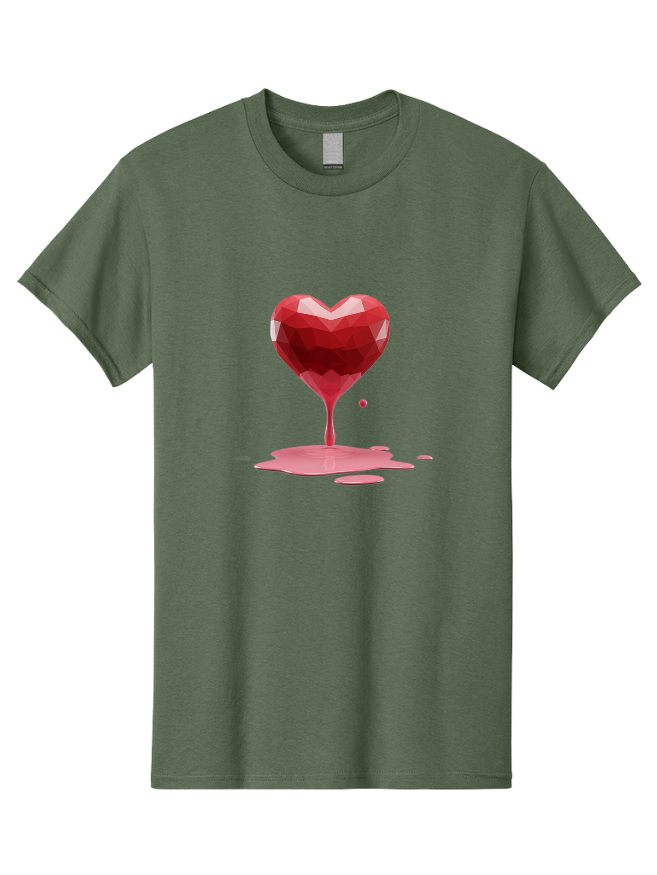Melting-Heart-4 Men'S Graphic Tee, 100% Cotton, Comfortable Casual Summer Wear, Machine Washable, Vintage Camera, Old Camera, Antique Camera, Black Camera, Classic Photography, Photography Equipment, Nostalgic Device, Film Camera, Camera Art Baj582