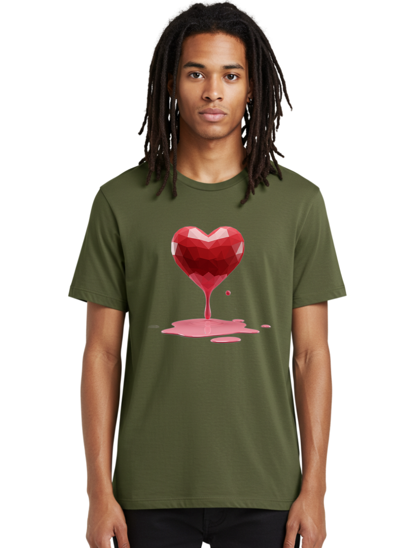 Melting-Heart-4 Men'S Graphic Tee, 100% Cotton, Comfortable Casual Summer Wear, Machine Washable, Vintage Camera, Old Camera, Antique Camera, Black Camera, Classic Photography, Photography Equipment, Nostalgic Device, Film Camera, Camera Art Baj582
