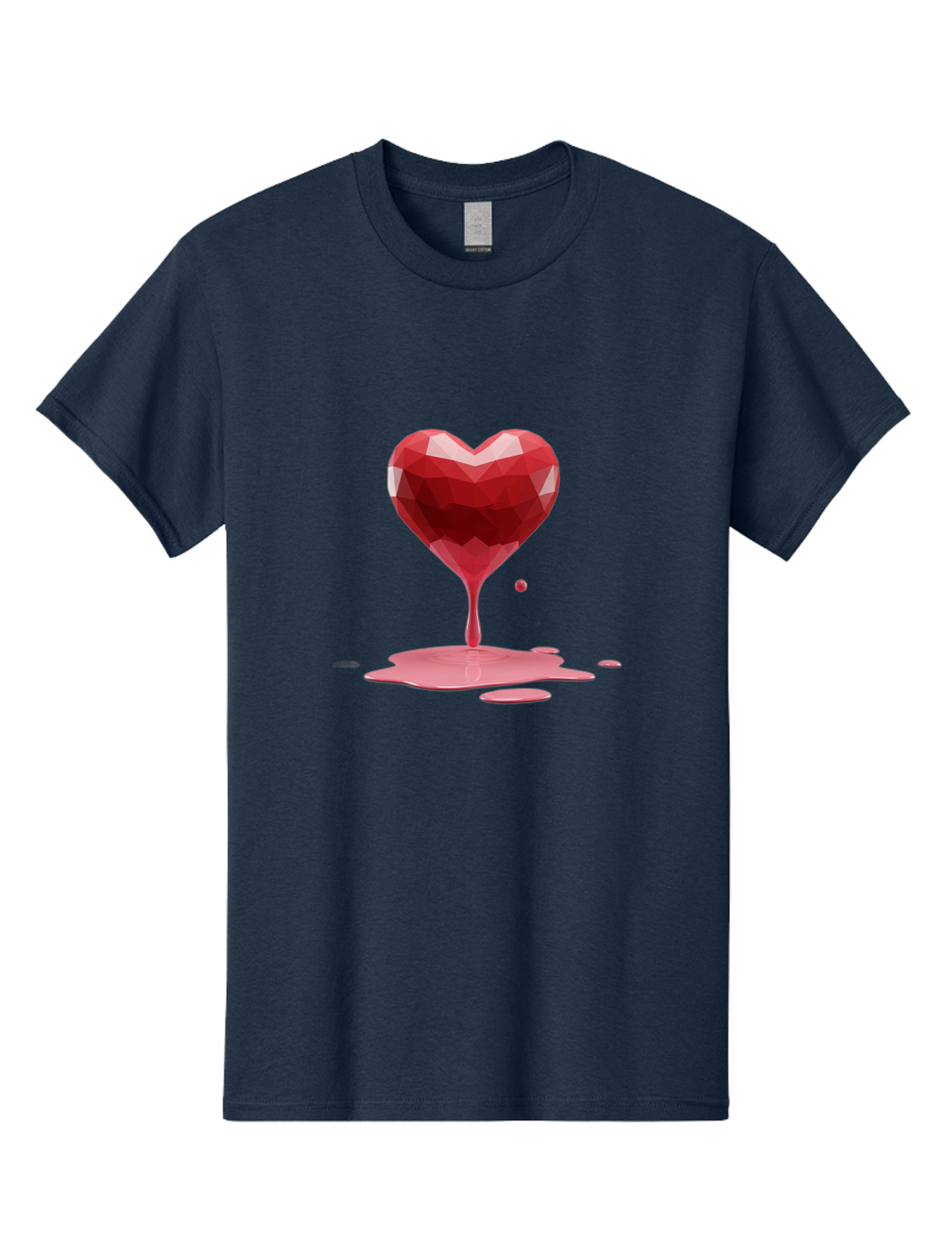Melting-Heart-4 Men'S Graphic Tee, 100% Cotton, Comfortable Casual Summer Wear, Machine Washable, Vintage Camera, Old Camera, Antique Camera, Black Camera, Classic Photography, Photography Equipment, Nostalgic Device, Film Camera, Camera Art Baj582