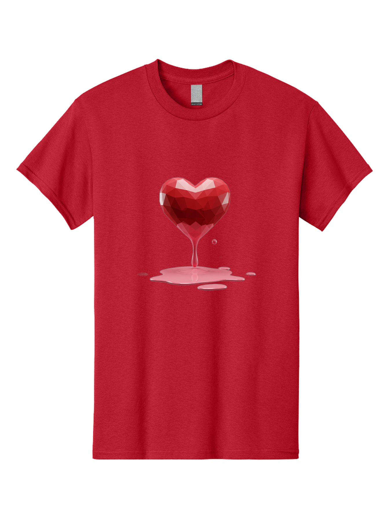 Melting-Heart-4 Men'S Graphic Tee, 100% Cotton, Comfortable Casual Summer Wear, Machine Washable, Vintage Camera, Old Camera, Antique Camera, Black Camera, Classic Photography, Photography Equipment, Nostalgic Device, Film Camera, Camera Art Baj582