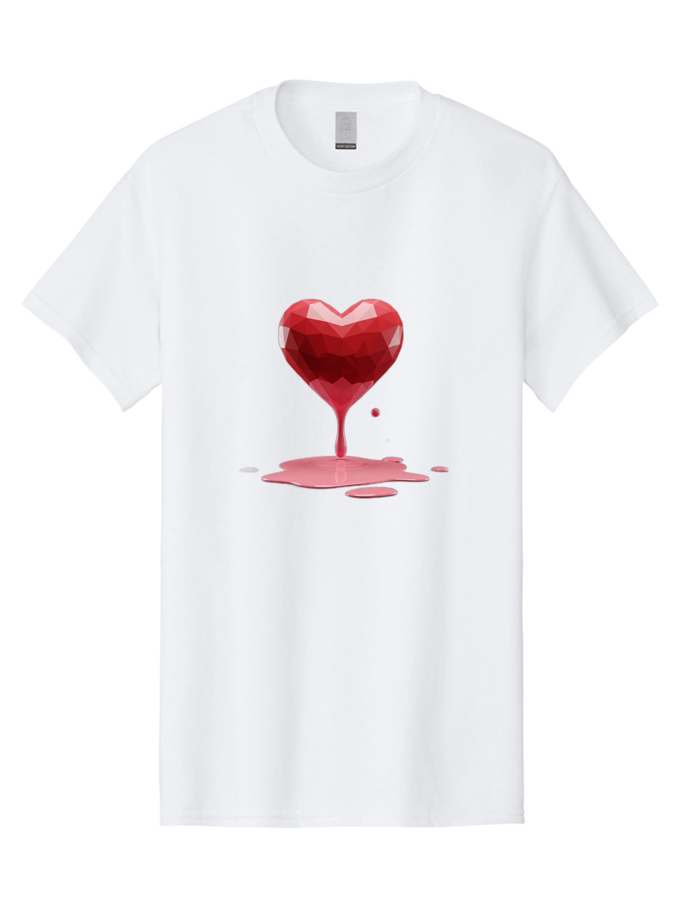 Melting-Heart-4 Men'S Graphic Tee, 100% Cotton, Comfortable Casual Summer Wear, Machine Washable, Vintage Camera, Old Camera, Antique Camera, Black Camera, Classic Photography, Photography Equipment, Nostalgic Device, Film Camera, Camera Art Baj582