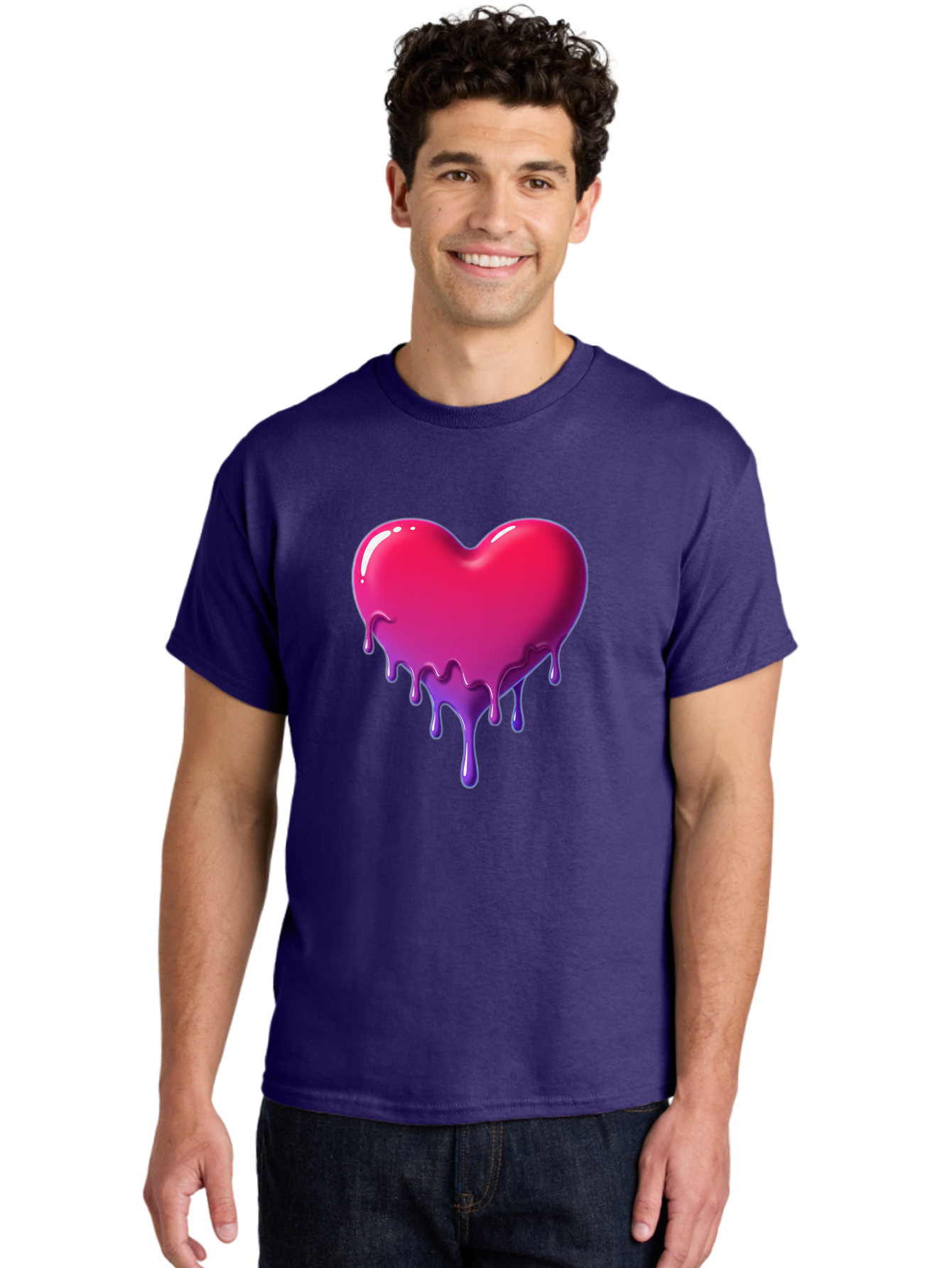 Melting-Heart-5 Men'S Graphic Tee, 100% Cotton, Comfortable Casual Summer Wear, Machine Washable, Vintage Camera, Old Camera, Antique Camera, Black Camera, Classic Photography, Photography Equipment, Nostalgic Device, Film Camera, Camera Art Baj583