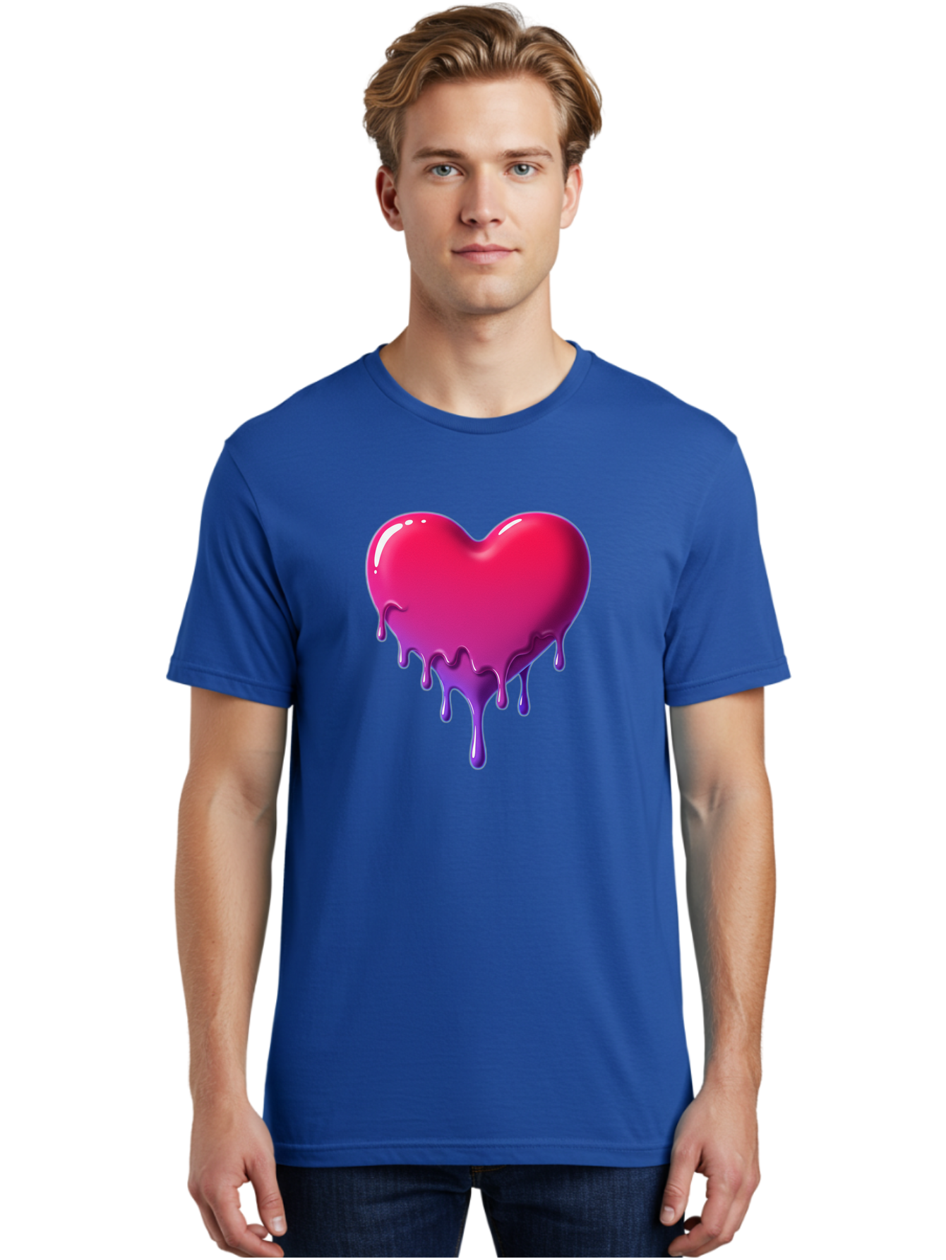 Melting-Heart-5 Men'S Graphic Tee, 100% Cotton, Comfortable Casual Summer Wear, Machine Washable, Vintage Camera, Old Camera, Antique Camera, Black Camera, Classic Photography, Photography Equipment, Nostalgic Device, Film Camera, Camera Art Baj583