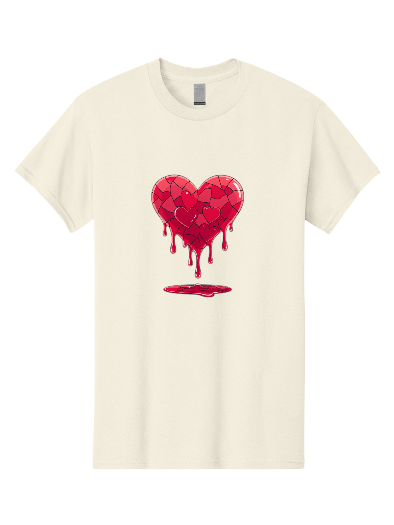 Melting-Heart-7 Men'S Graphic Tee, 100% Cotton, Comfortable Casual Summer Wear, Machine Washable, Vintage Camera, Old Camera, Antique Camera, Black Camera, Classic Photography, Photography Equipment, Nostalgic Device, Film Camera, Camera Art Baj585