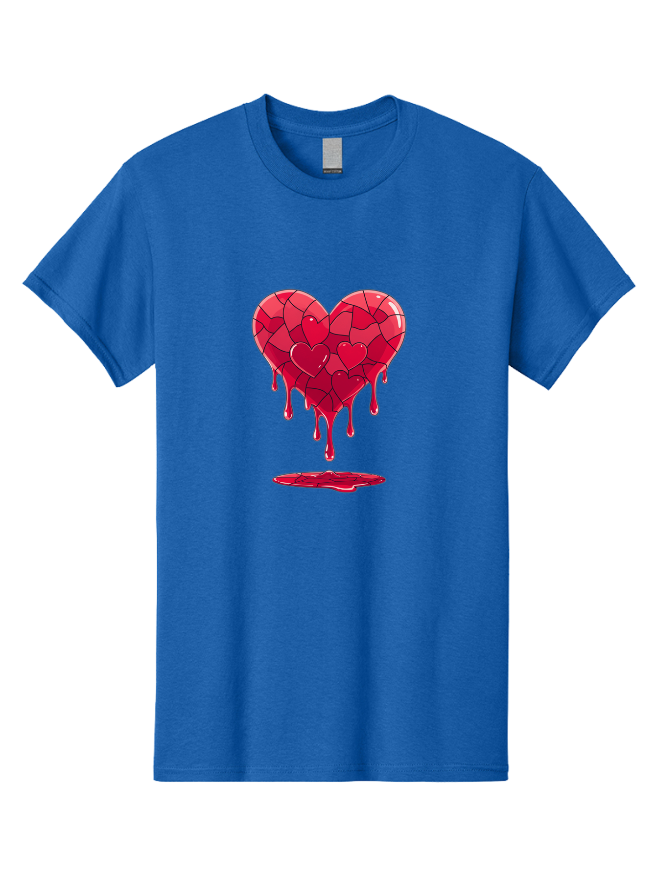 Melting-Heart-7 Men'S Graphic Tee, 100% Cotton, Comfortable Casual Summer Wear, Machine Washable, Vintage Camera, Old Camera, Antique Camera, Black Camera, Classic Photography, Photography Equipment, Nostalgic Device, Film Camera, Camera Art Baj585
