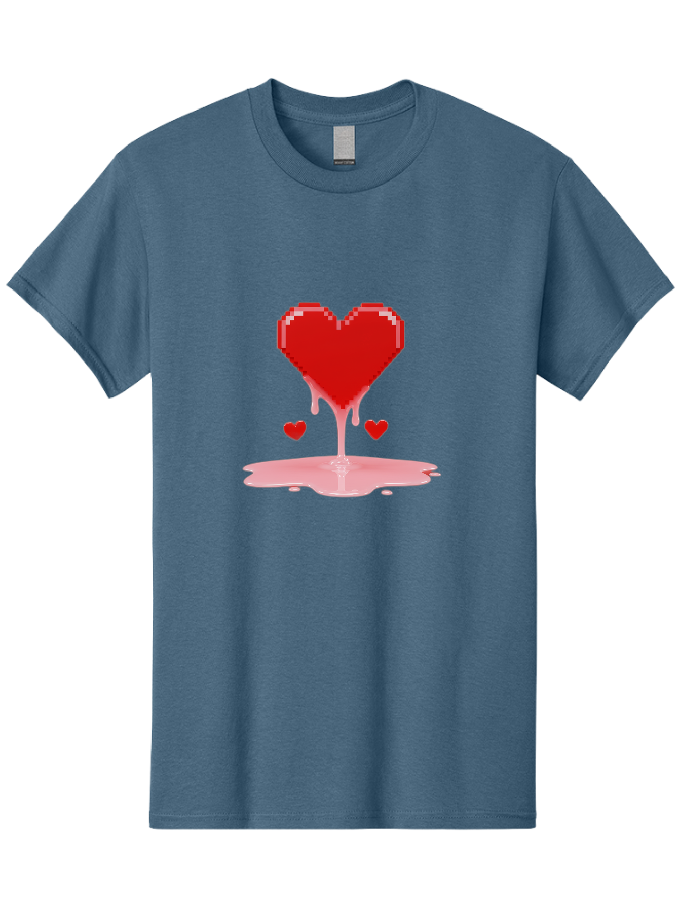 Melting-Heart-8 Men'S Graphic Tee, 100% Cotton, Comfortable Casual Summer Wear, Machine Washable, Vintage Camera, Old Camera, Antique Camera, Black Camera, Classic Photography, Photography Equipment, Nostalgic Device, Film Camera, Camera Art Baj586