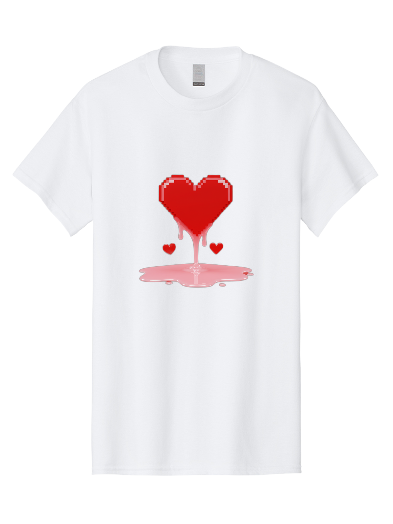 Melting-Heart-8 Men'S Graphic Tee, 100% Cotton, Comfortable Casual Summer Wear, Machine Washable, Vintage Camera, Old Camera, Antique Camera, Black Camera, Classic Photography, Photography Equipment, Nostalgic Device, Film Camera, Camera Art Baj586