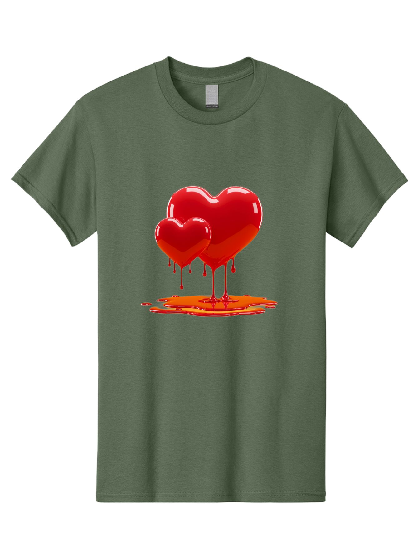 Melting-Heart-9 Men'S Graphic Tee, 100% Cotton, Comfortable Casual Summer Wear, Machine Washable, Vintage Camera, Old Camera, Antique Camera, Black Camera, Classic Photography, Photography Equipment, Nostalgic Device, Film Camera, Camera Art Baj587