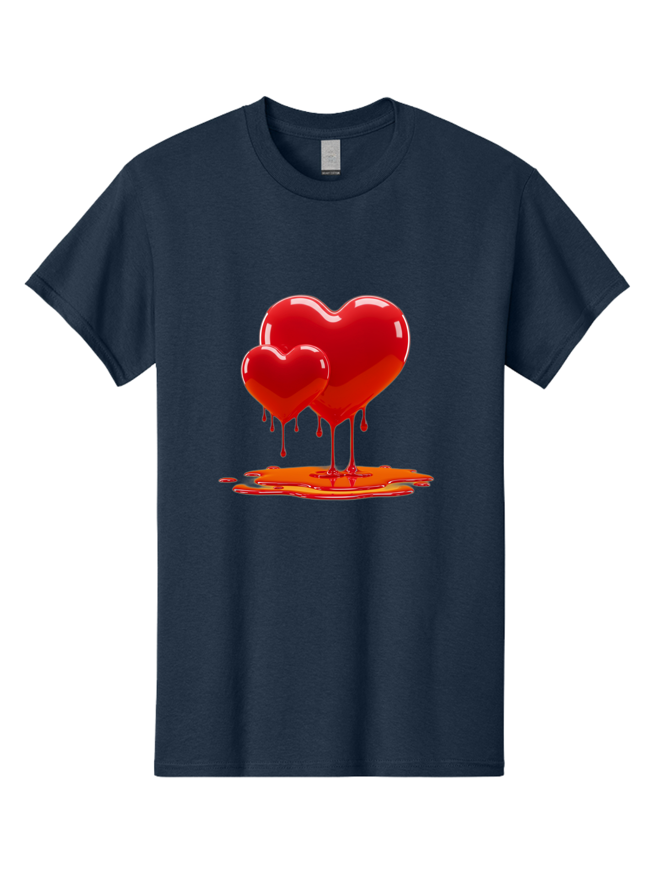 Melting-Heart-9 Men'S Graphic Tee, 100% Cotton, Comfortable Casual Summer Wear, Machine Washable, Vintage Camera, Old Camera, Antique Camera, Black Camera, Classic Photography, Photography Equipment, Nostalgic Device, Film Camera, Camera Art Baj587