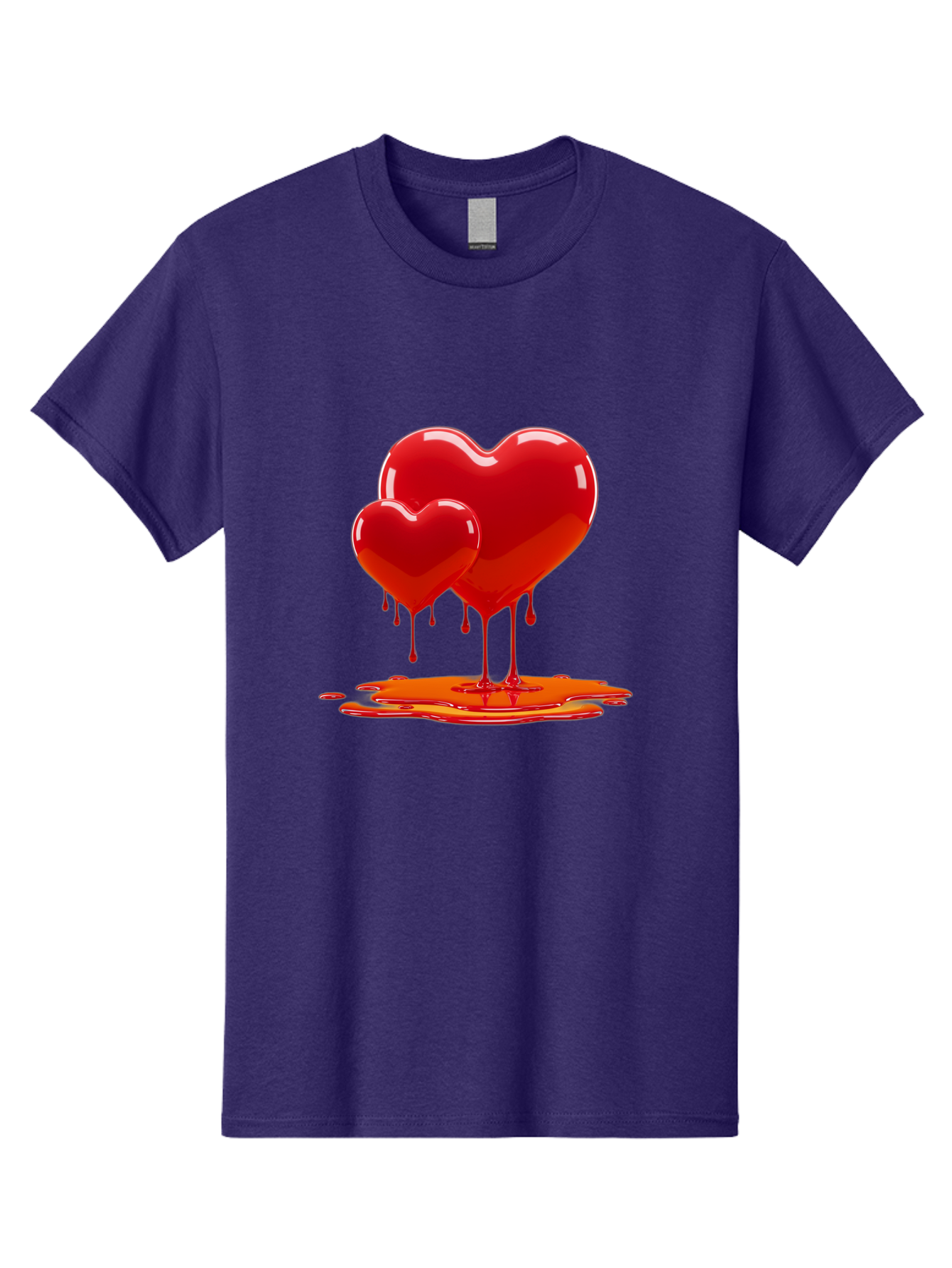 Melting-Heart-9 Men'S Graphic Tee, 100% Cotton, Comfortable Casual Summer Wear, Machine Washable, Vintage Camera, Old Camera, Antique Camera, Black Camera, Classic Photography, Photography Equipment, Nostalgic Device, Film Camera, Camera Art Baj587
