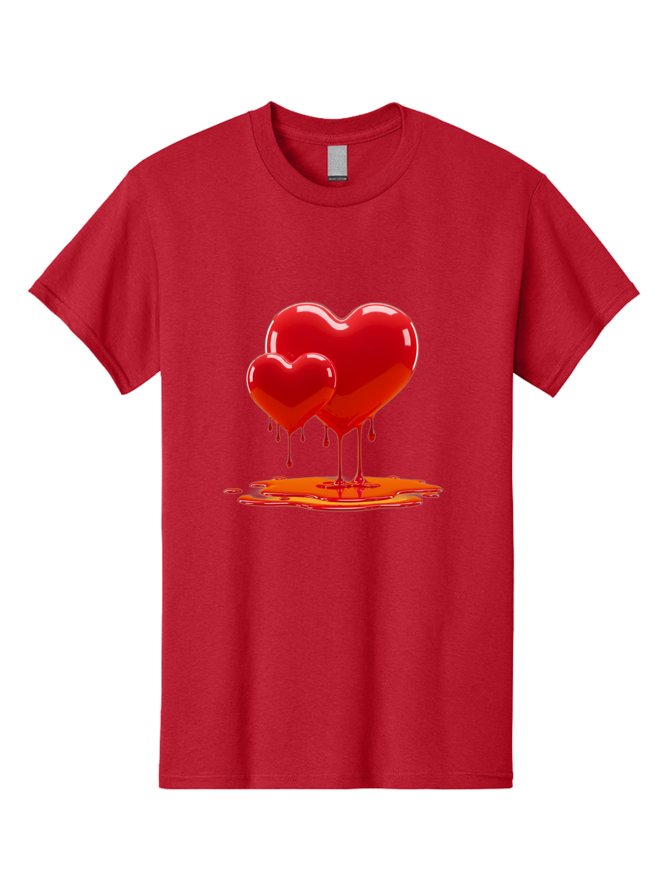 Melting-Heart-9 Men'S Graphic Tee, 100% Cotton, Comfortable Casual Summer Wear, Machine Washable, Vintage Camera, Old Camera, Antique Camera, Black Camera, Classic Photography, Photography Equipment, Nostalgic Device, Film Camera, Camera Art Baj587